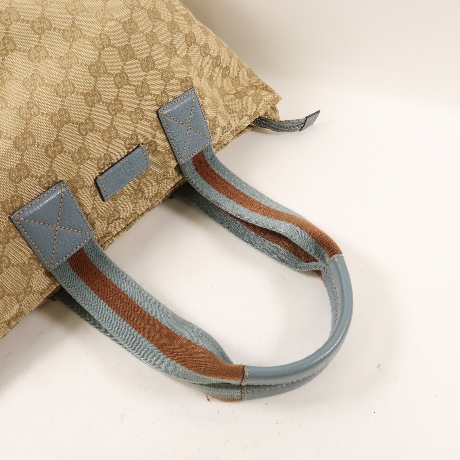 GUCCI 帆布Shoulder Bag肩背袋棕色