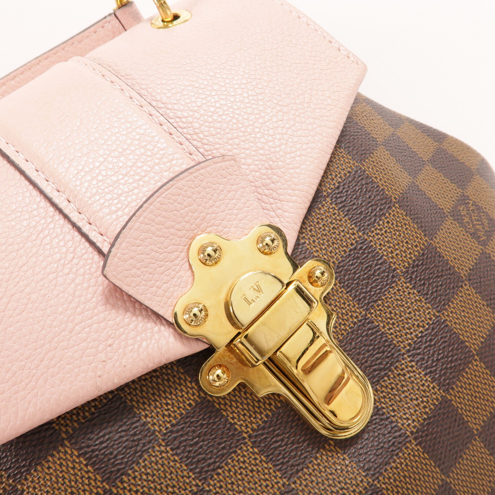 LOUIS VUITTON Damier Ebene Clapton Backpack金扣背包