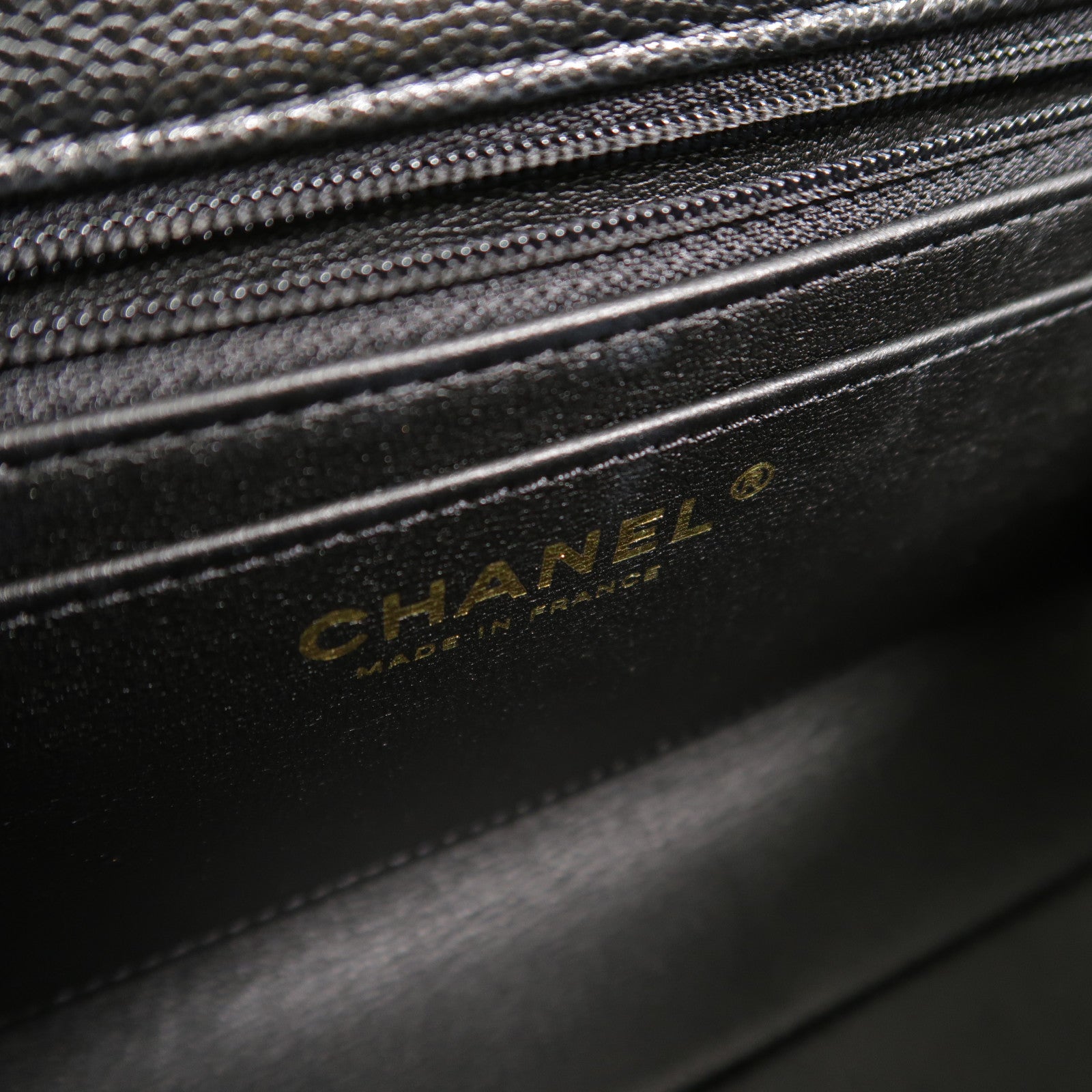 CHANEL 牛皮皮革Top Handle Handbag鏈帶手挽肩背兩用袋