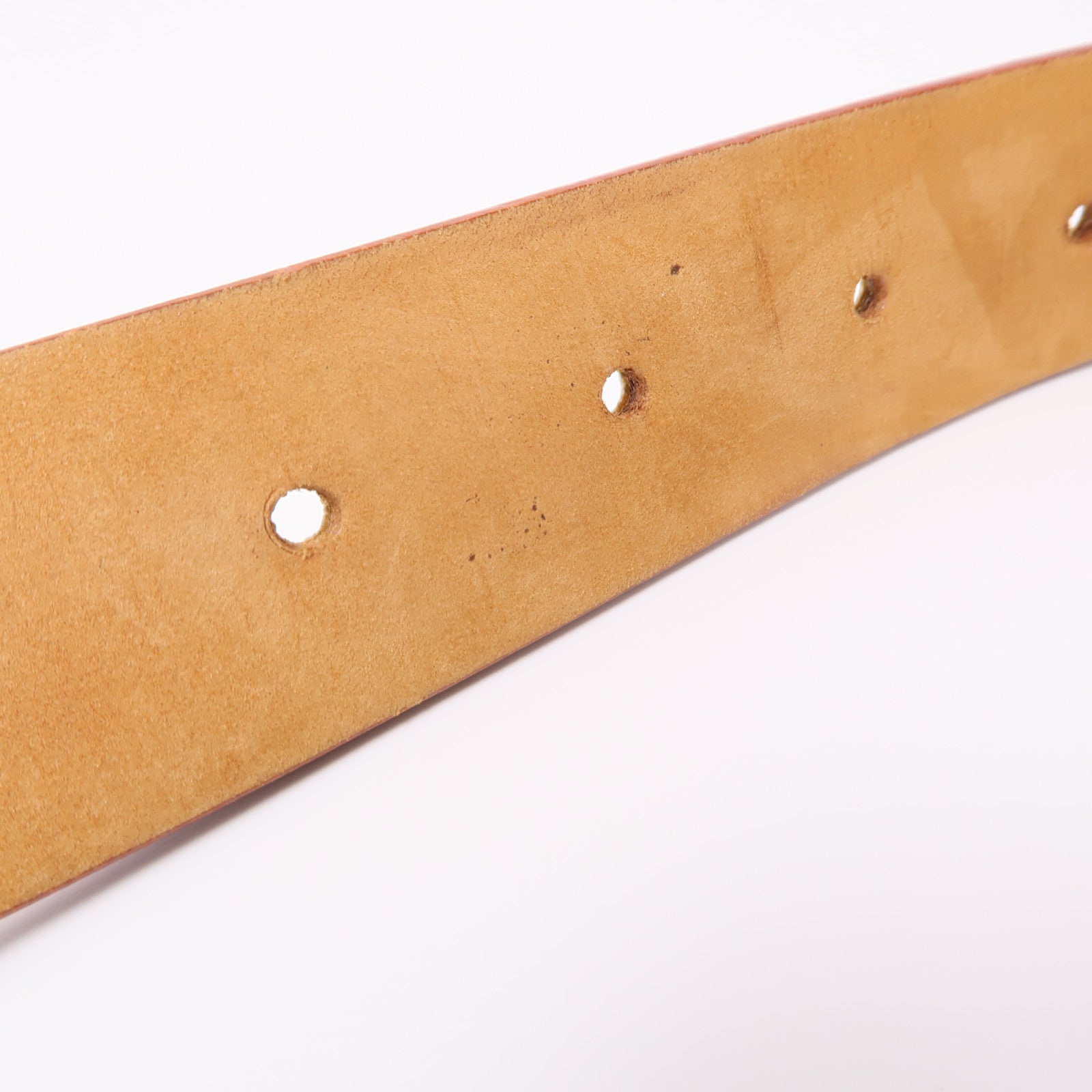 LOUIS VUITTON Monogram Multicolore Belt 70cm金扣皮帶白色