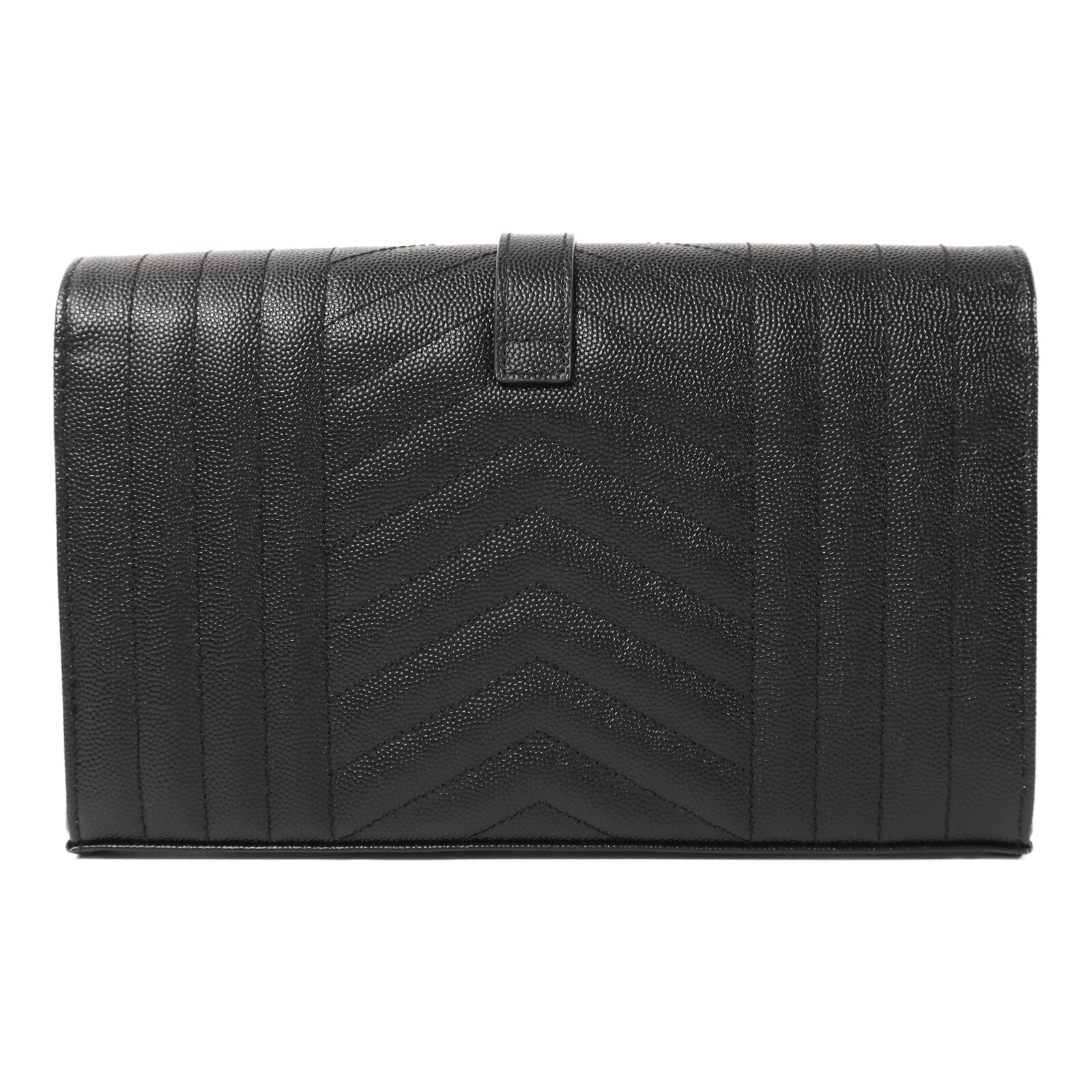 YVES SAINT LAURENT 牛皮皮革Envelope Small金扣鏈帶肩背袋