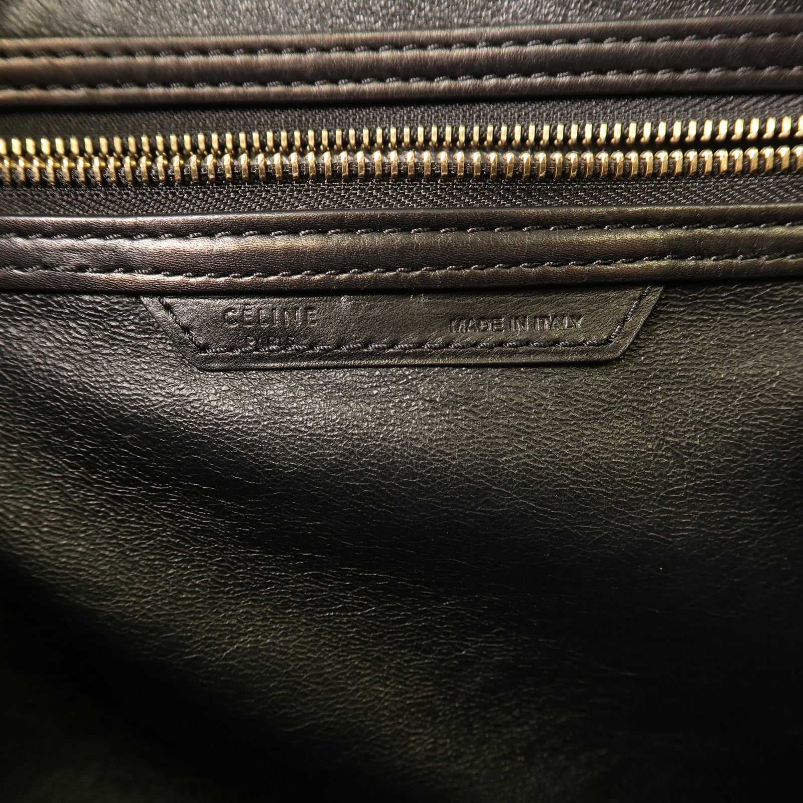 CELINE 牛皮/麂皮皮革Mini Luggage金扣手挽袋
