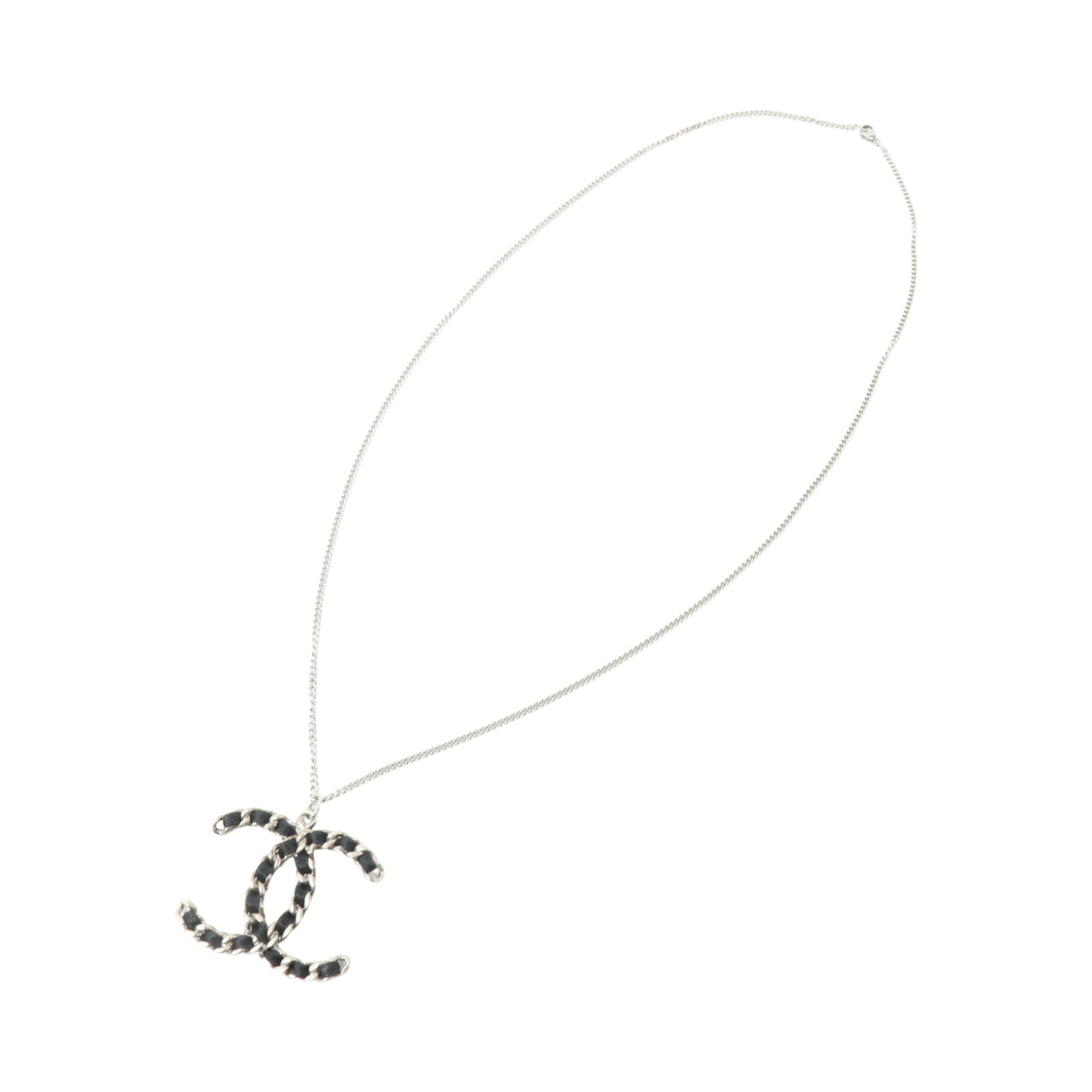 CHANEL 金屬/皮革Necklace項鏈