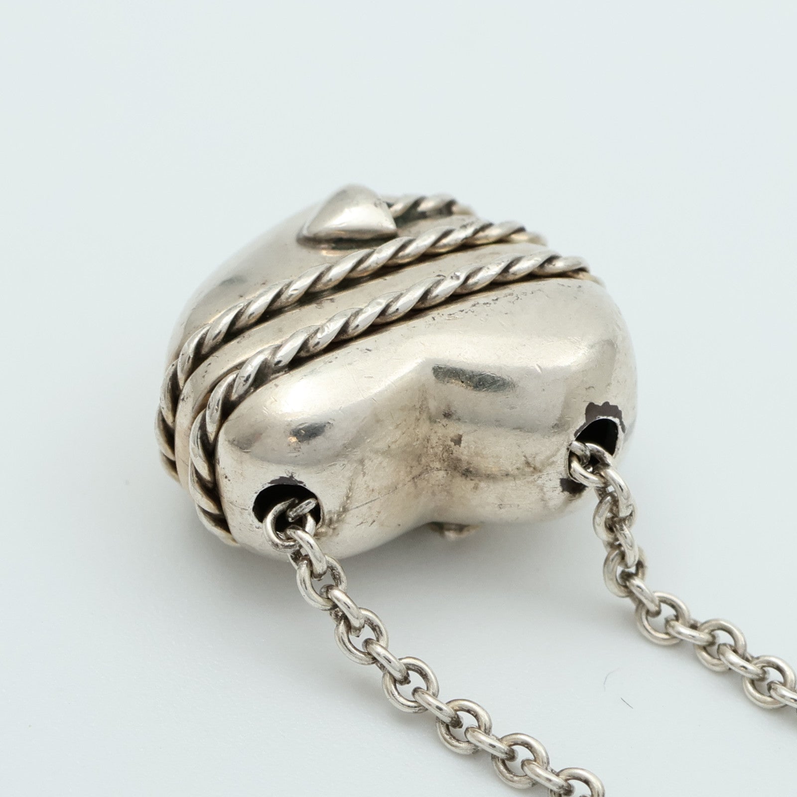 TIFFANY＆CO 925純銀Heart Necklace項鍊