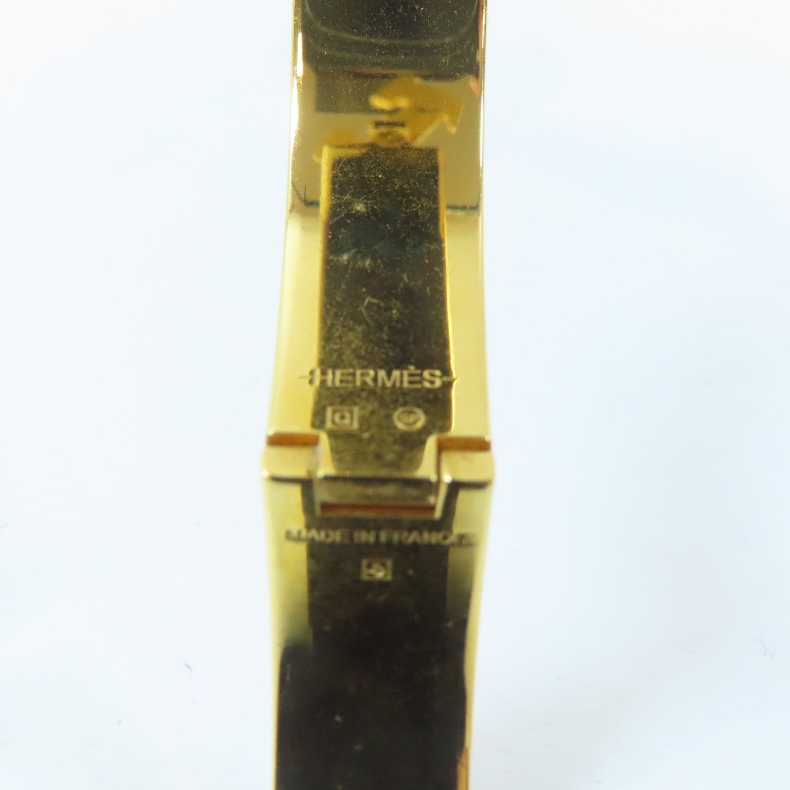 HERMES 金屬Clic H手鐲黑色