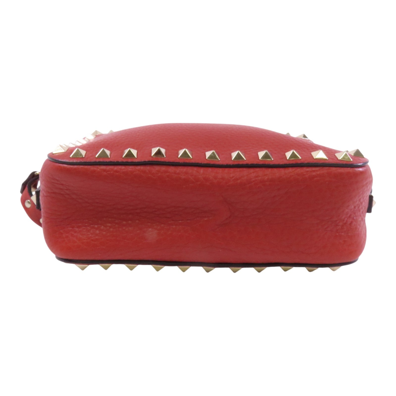 Valentino 牛皮皮革RockStuds金扣肩背袋