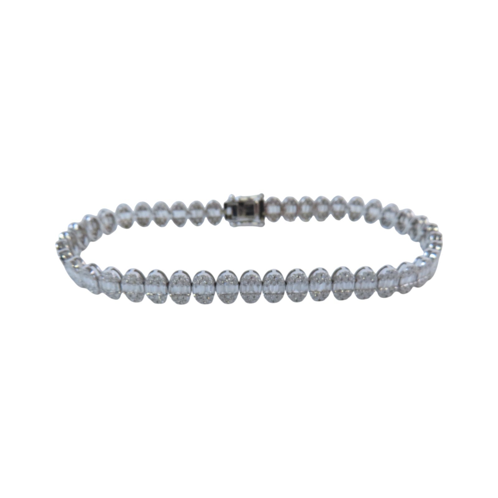 JEWELRY Diamond Bracelet 18K White Gold