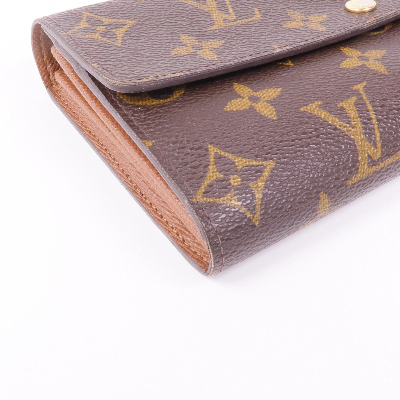 LOUIS VUITTON Monogram Portefeuille Sarah金扣長錢包