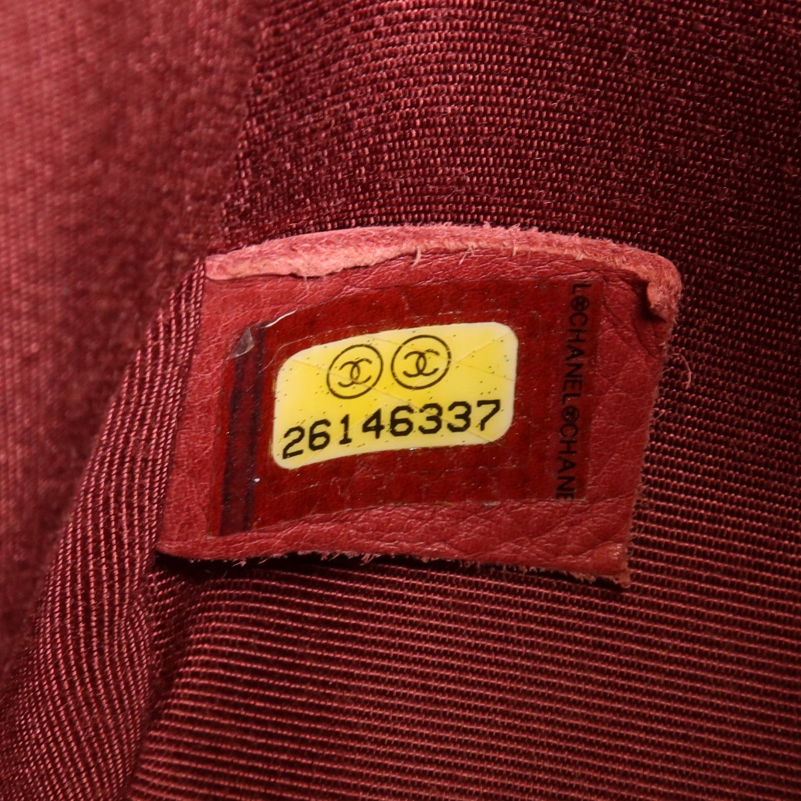 CHANEL 牛皮皮革Boy 25金扣鏈帶肩背袋