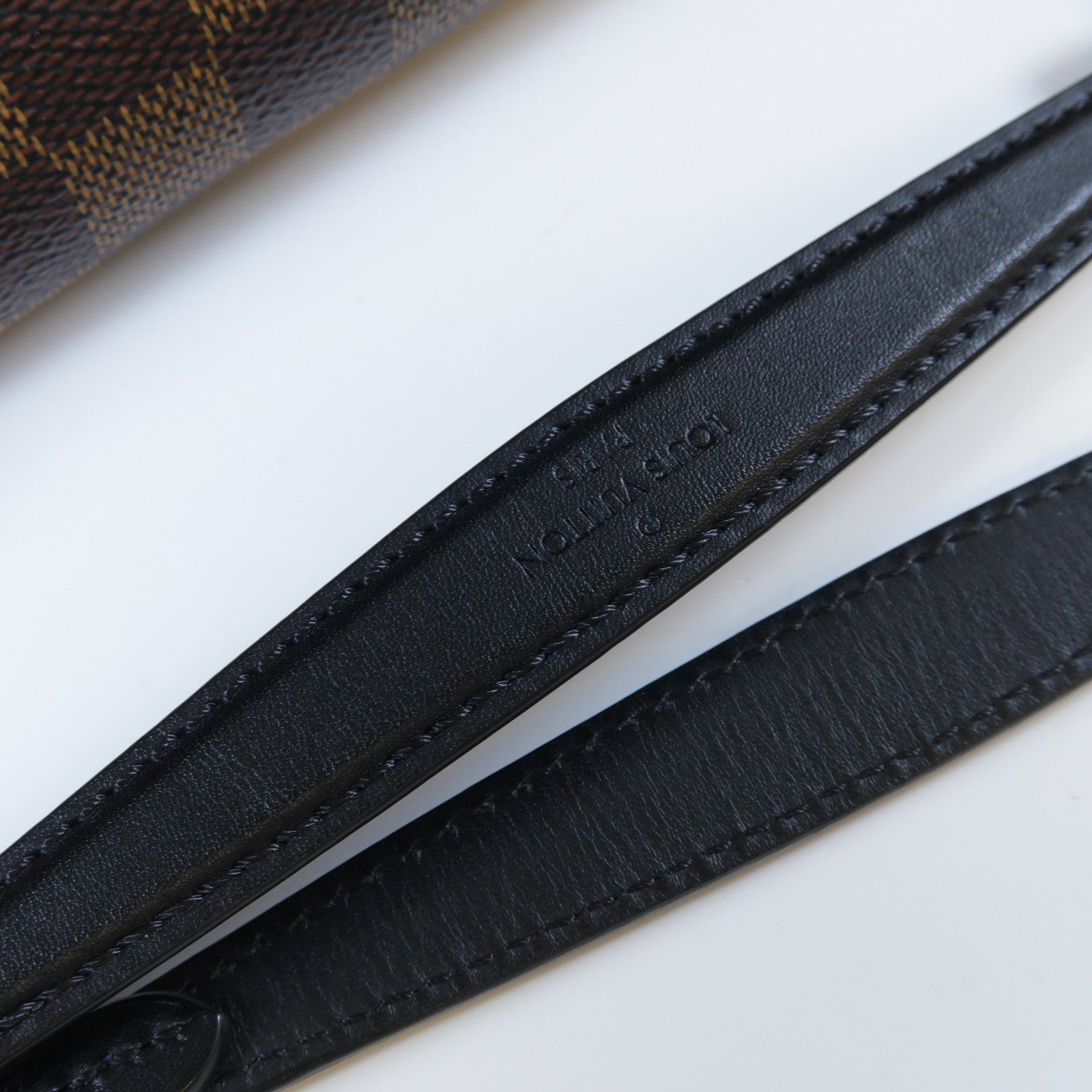 LOUIS VUITTON 【激減優惠】Damier Ebene Vavin PM金扣鏈帶肩背袋啡色