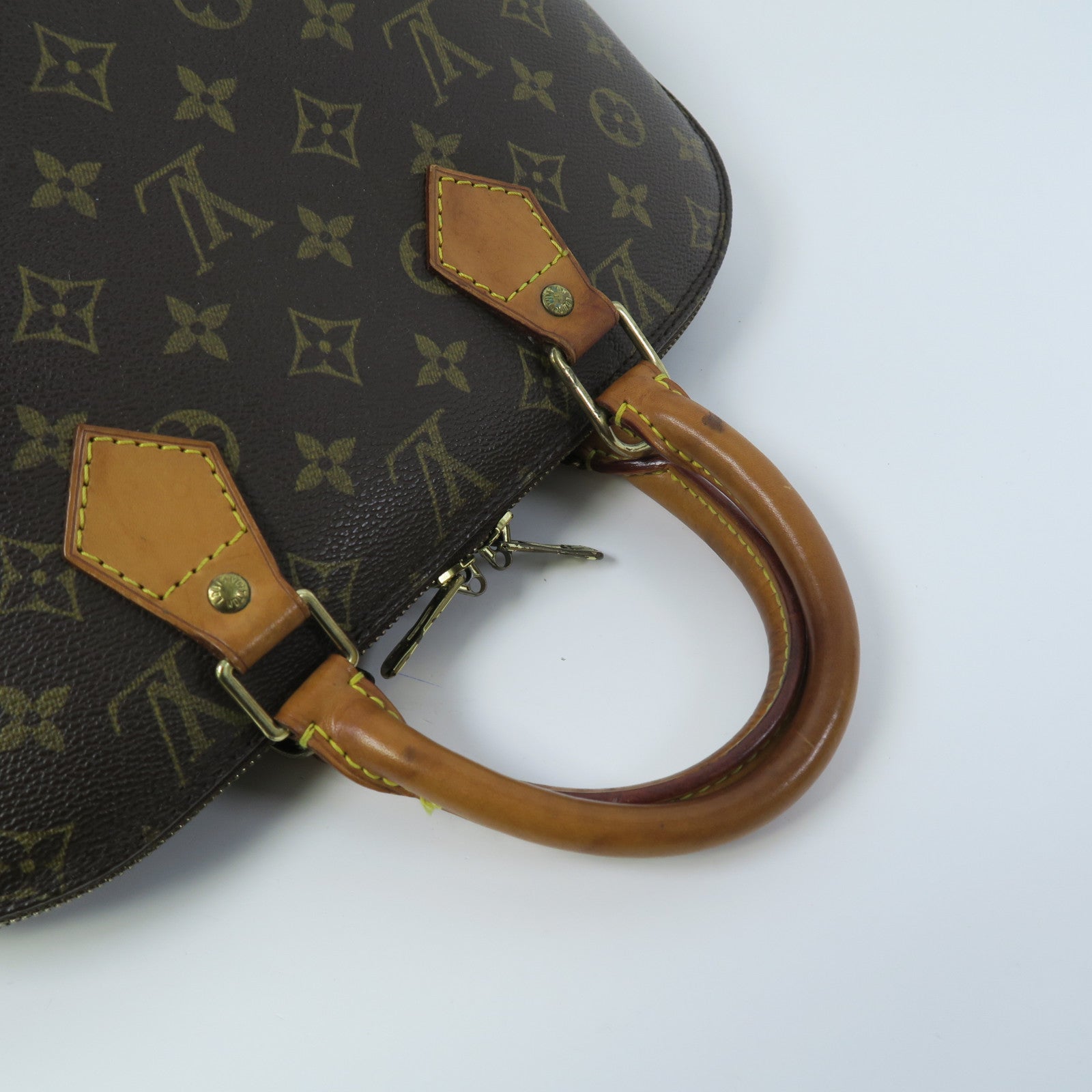 LOUIS VUITTON **【激減優惠】Monogram Alma MM金扣手挽袋啡色