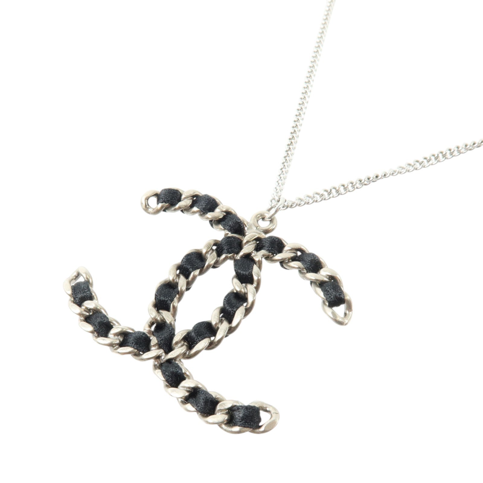 CHANEL 金屬/皮革Necklace項鏈