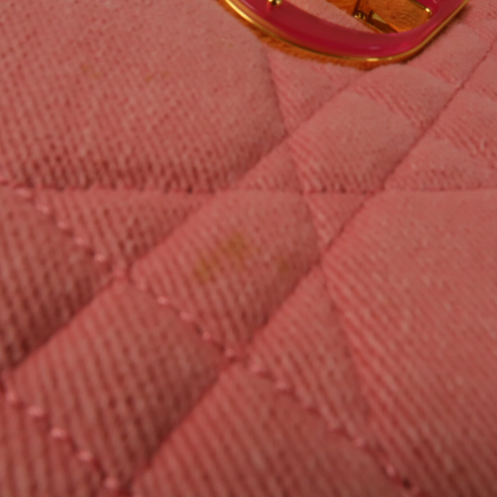 Dior 牛仔布Caro Medium鏈帶肩背袋