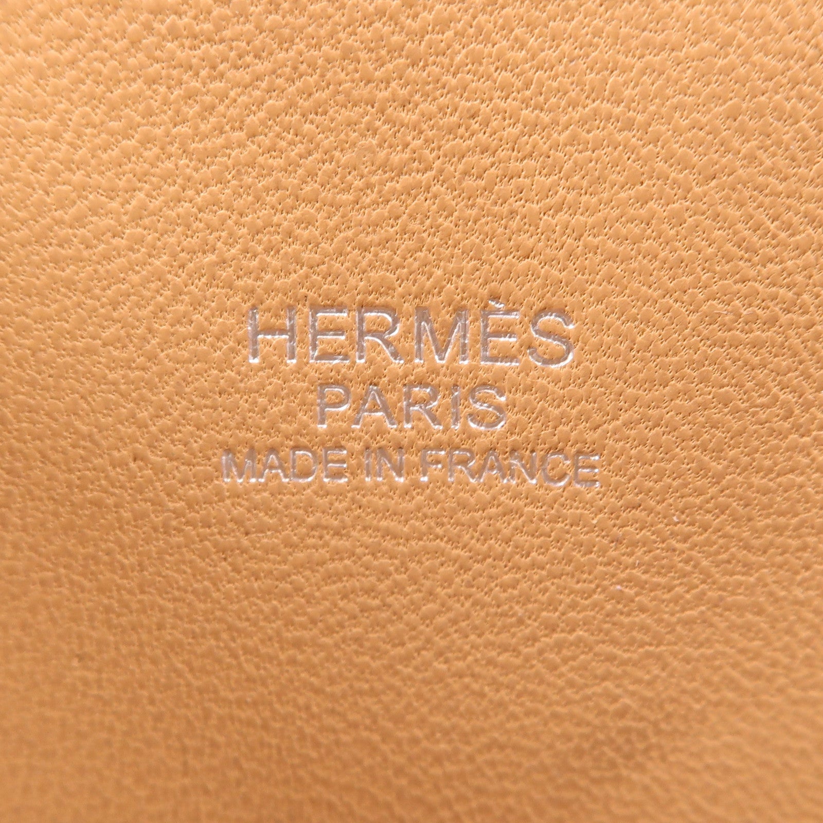 HERMES Clemence皮革Bolide 35銀扣手挽肩背兩用袋Tabac Camel