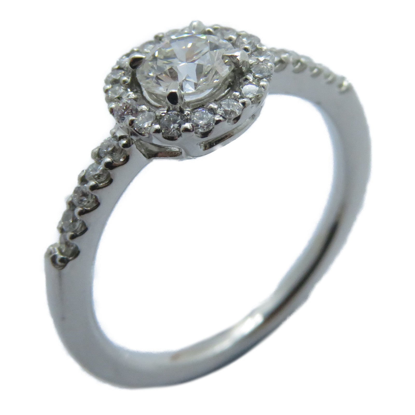 JEWELRY 【激減優惠】PT900鉑金Diamond Ring 0.307ct/0.17ct鑽石戒指US#4.75