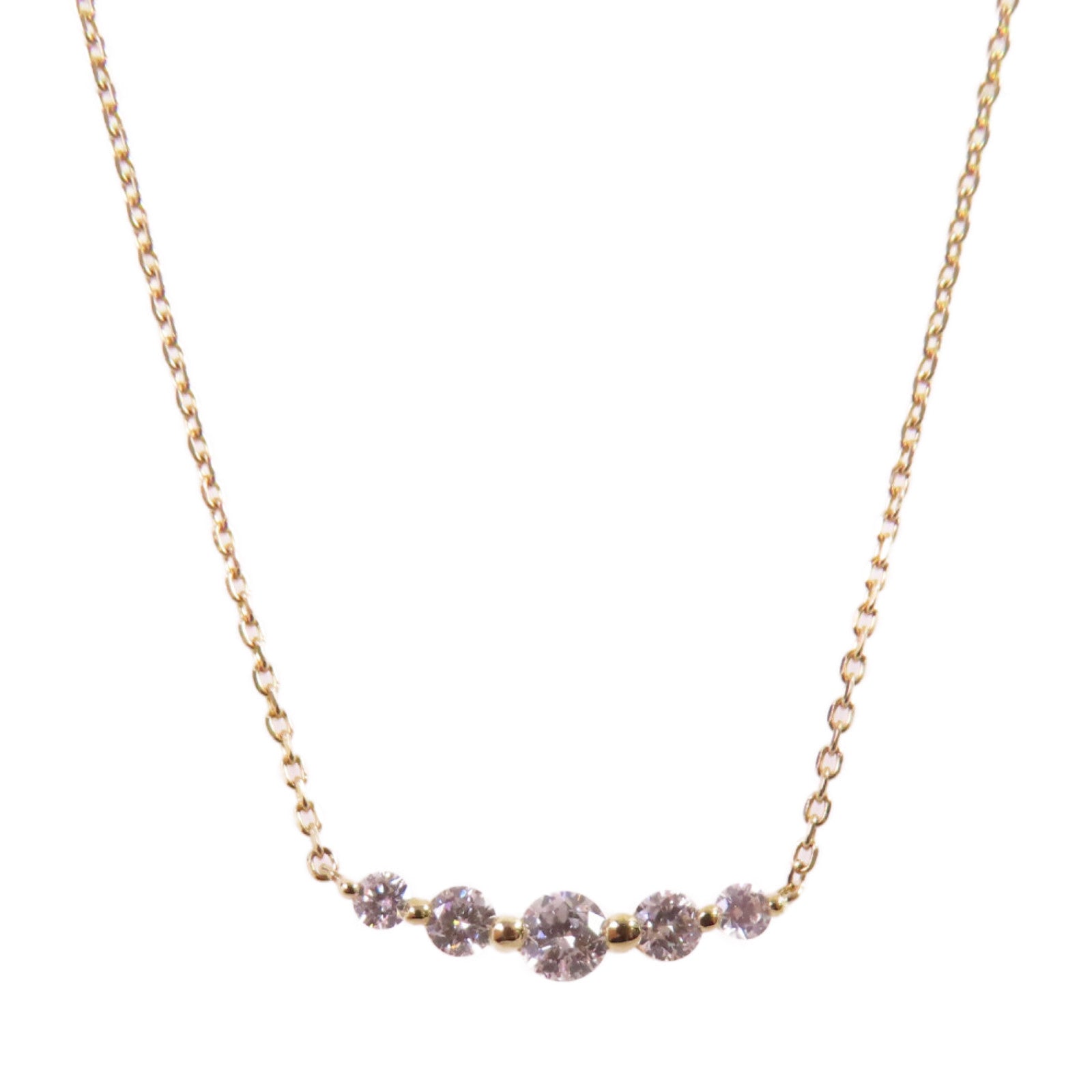 JEWELRY 【激減優惠】18K黃金Diamond Necklace 0.20ct鑽石項鏈
