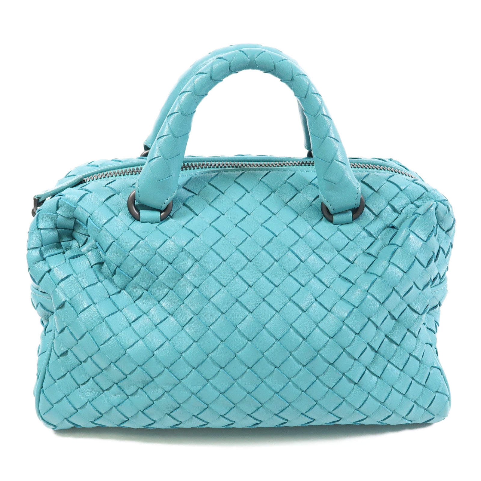 BOTTEGA VENETA 牛皮皮革2 Way Shoulder黑扣手挽肩背兩用袋