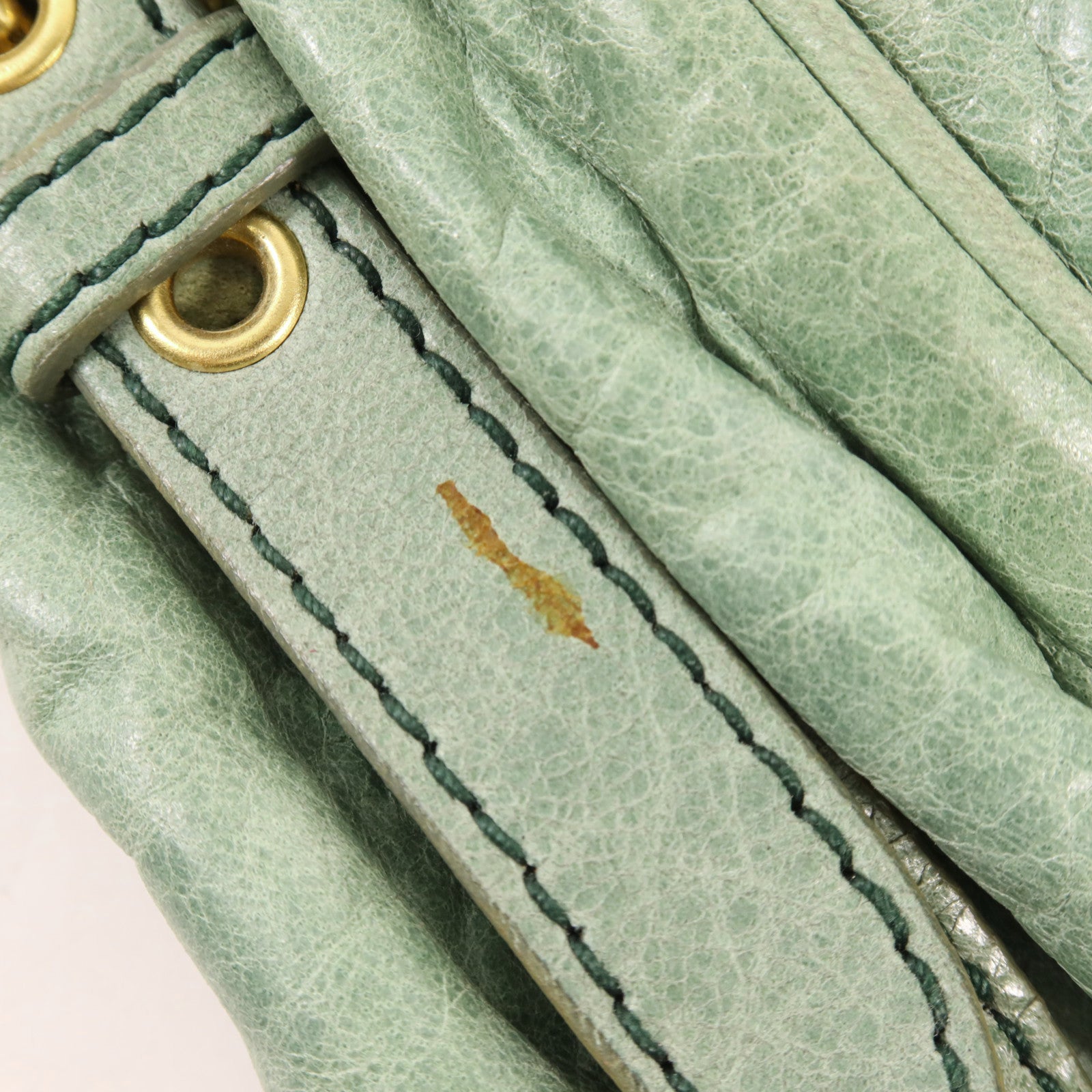 Miu Miu 牛皮皮革2 Way Shoulder金扣手挽肩背兩用袋