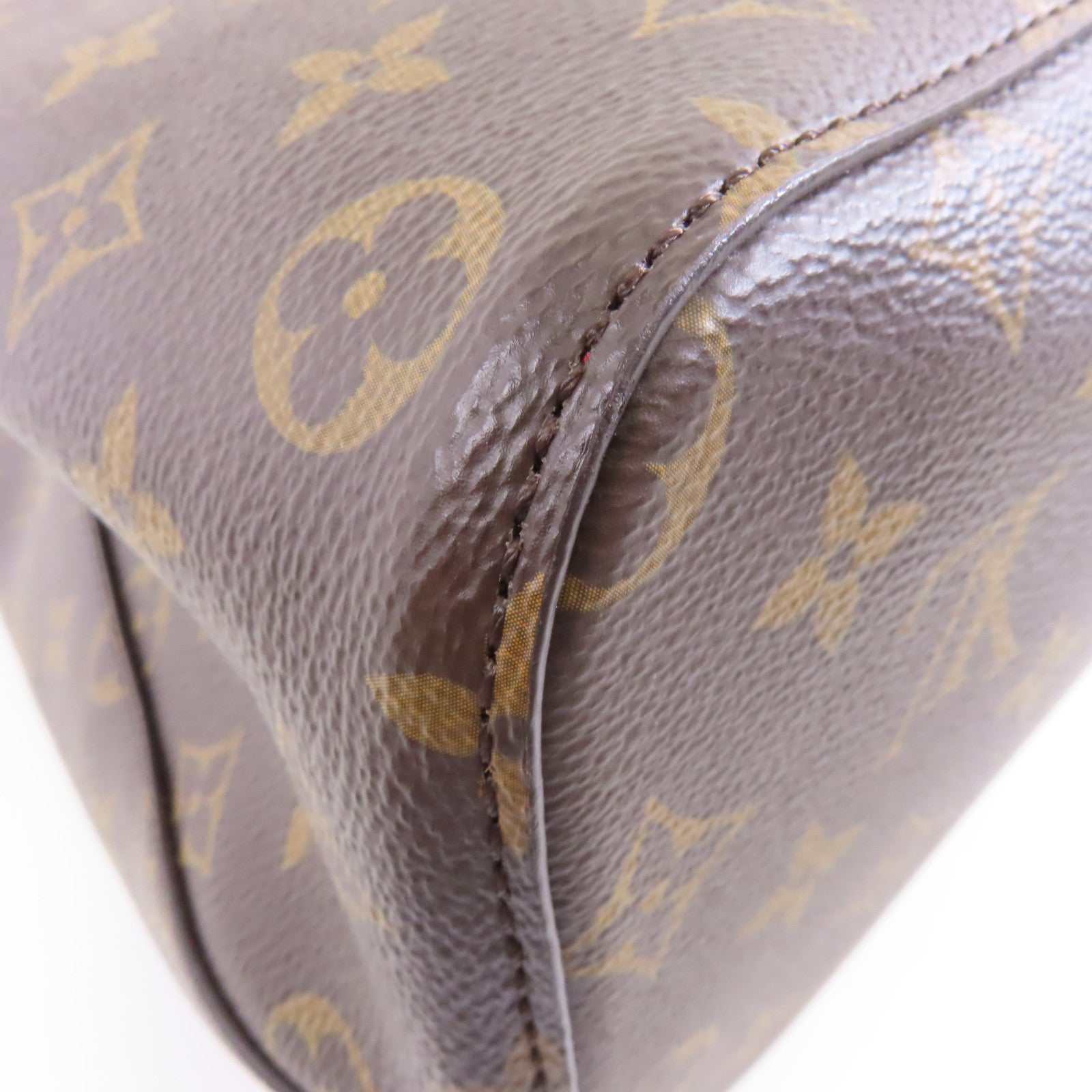 LOUIS VUITTON Monogram Neo Noe MM金扣肩背袋紅色/啡色