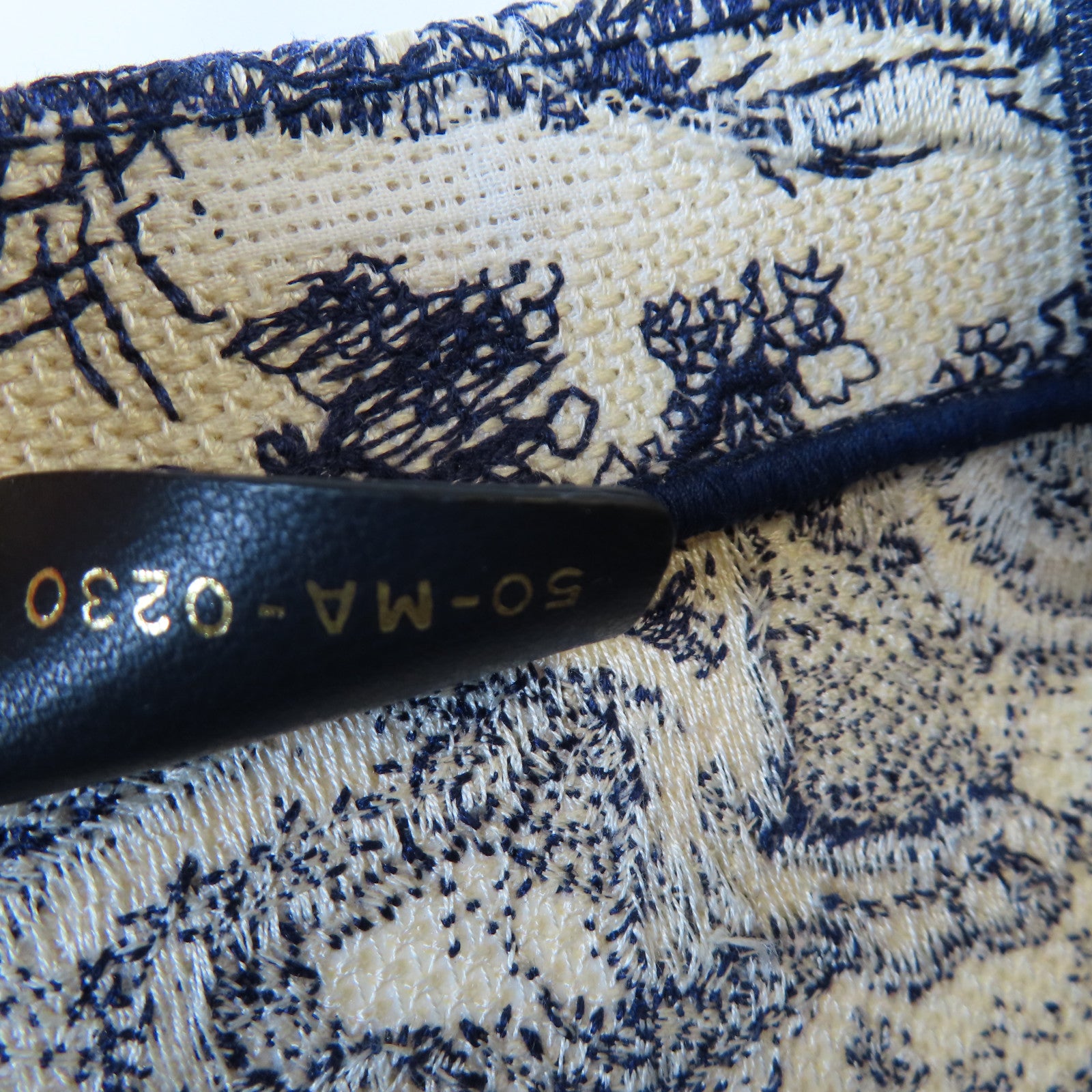 Dior 【激減優惠】帆布Book Tote Bag肩背袋藍色/白色