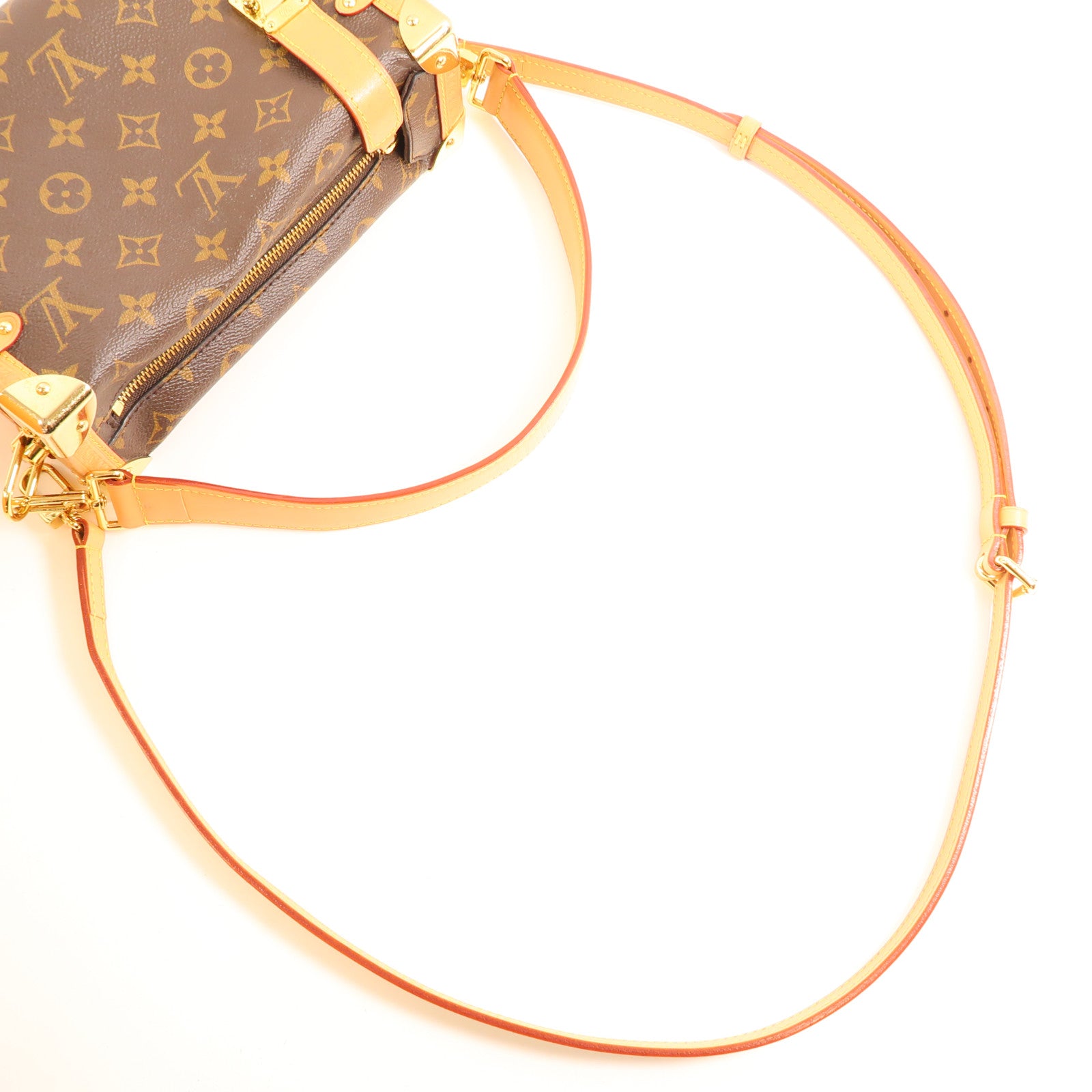 LOUIS VUITTON 【激減優惠】Monogram Side Trunk金扣手挽肩背兩用袋