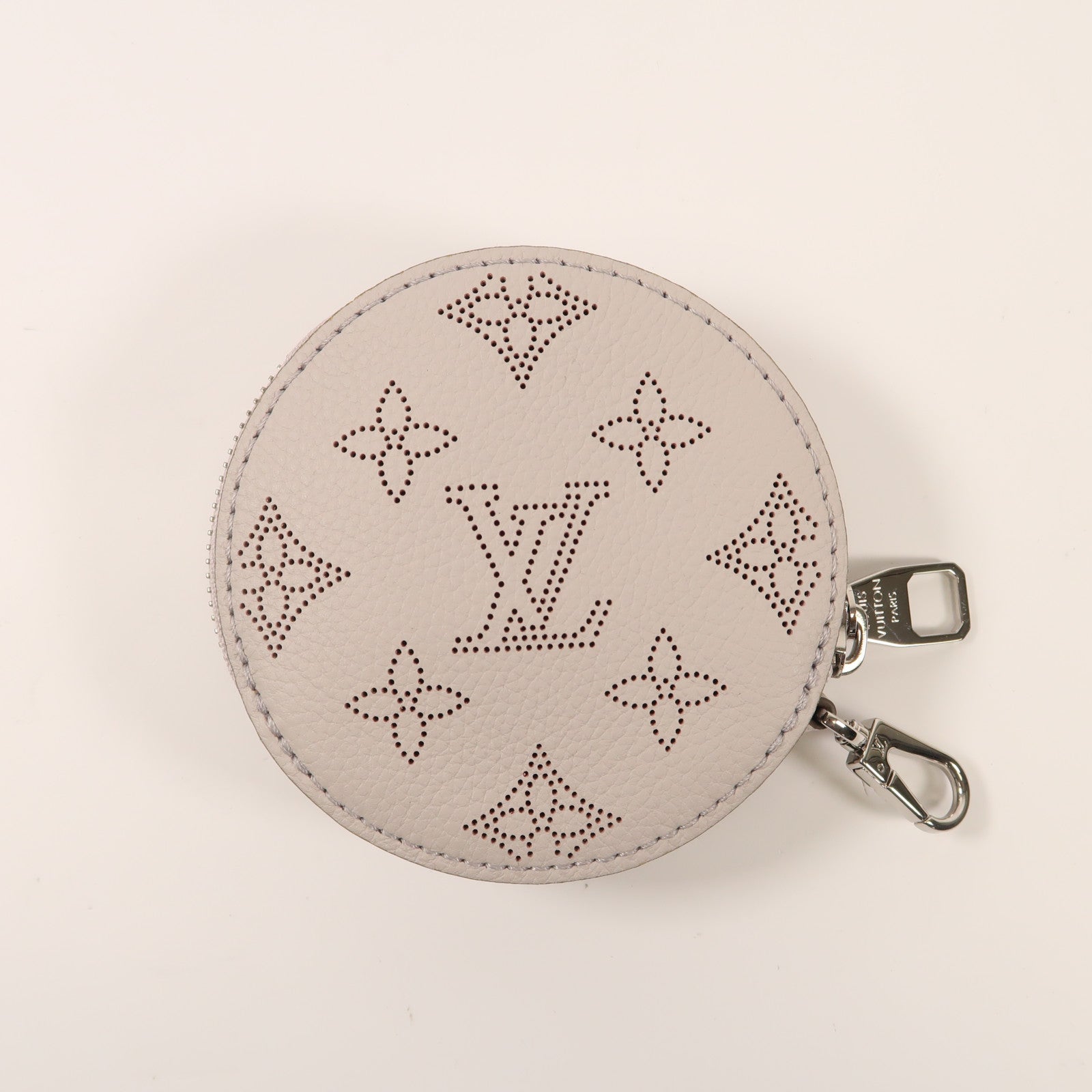 LOUIS VUITTON Mahina皮革Bella銀扣手挽肩背兩用袋