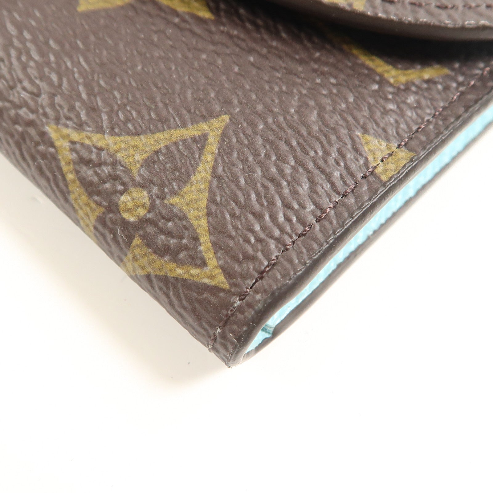 LOUIS VUITTON Monogram Rosalie Coin Purse金扣零錢包棕色