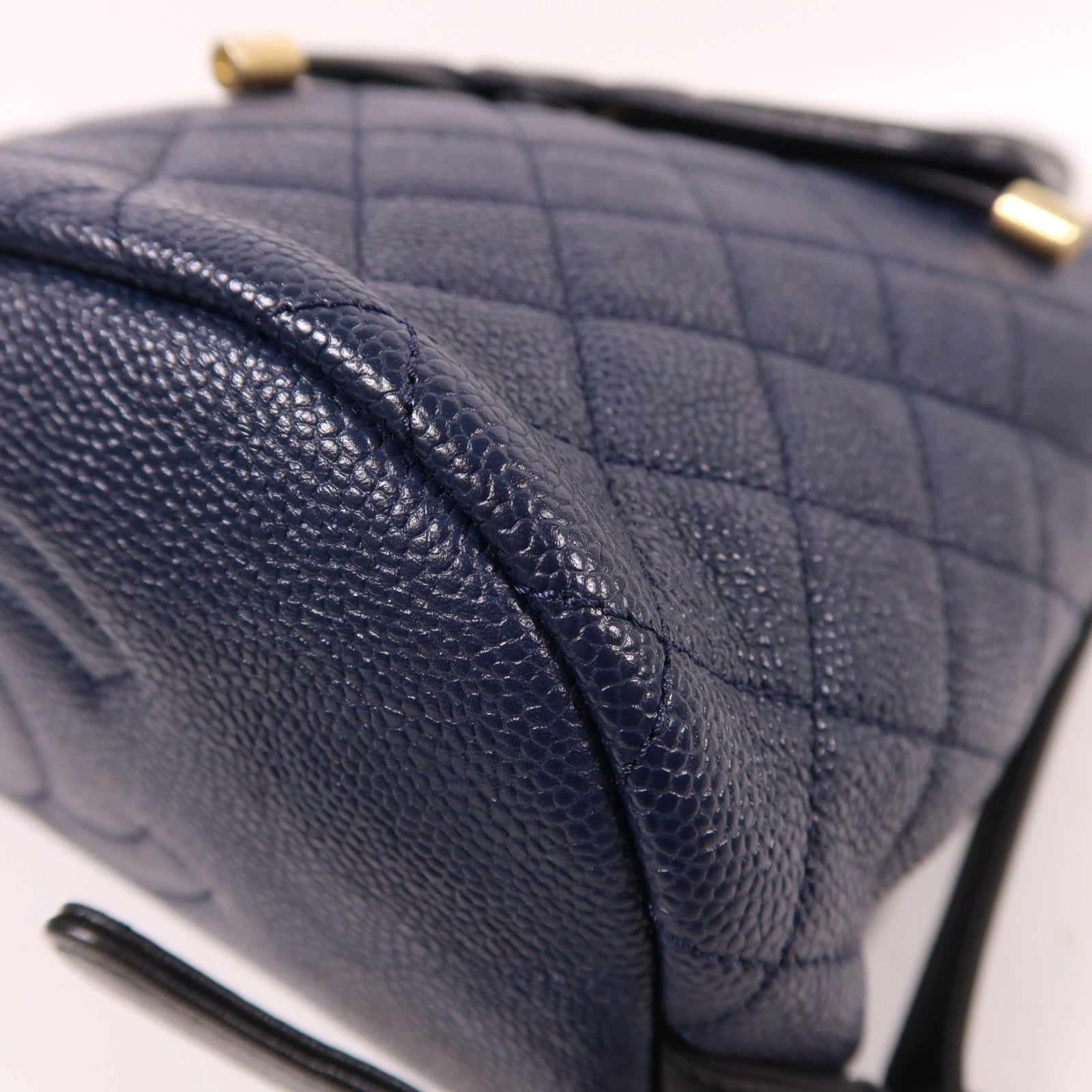 CHANEL【激減優惠】 牛皮皮革Backpack金扣背包