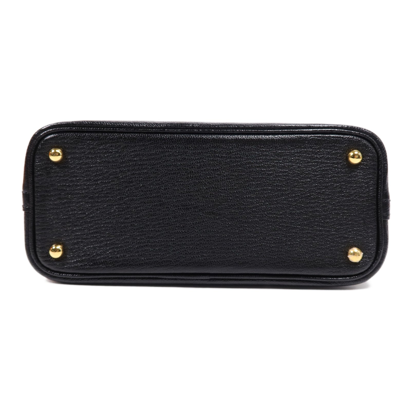 HERMES Chevre皮革Mini Bolide 1923金扣手挽肩背兩用袋Noir