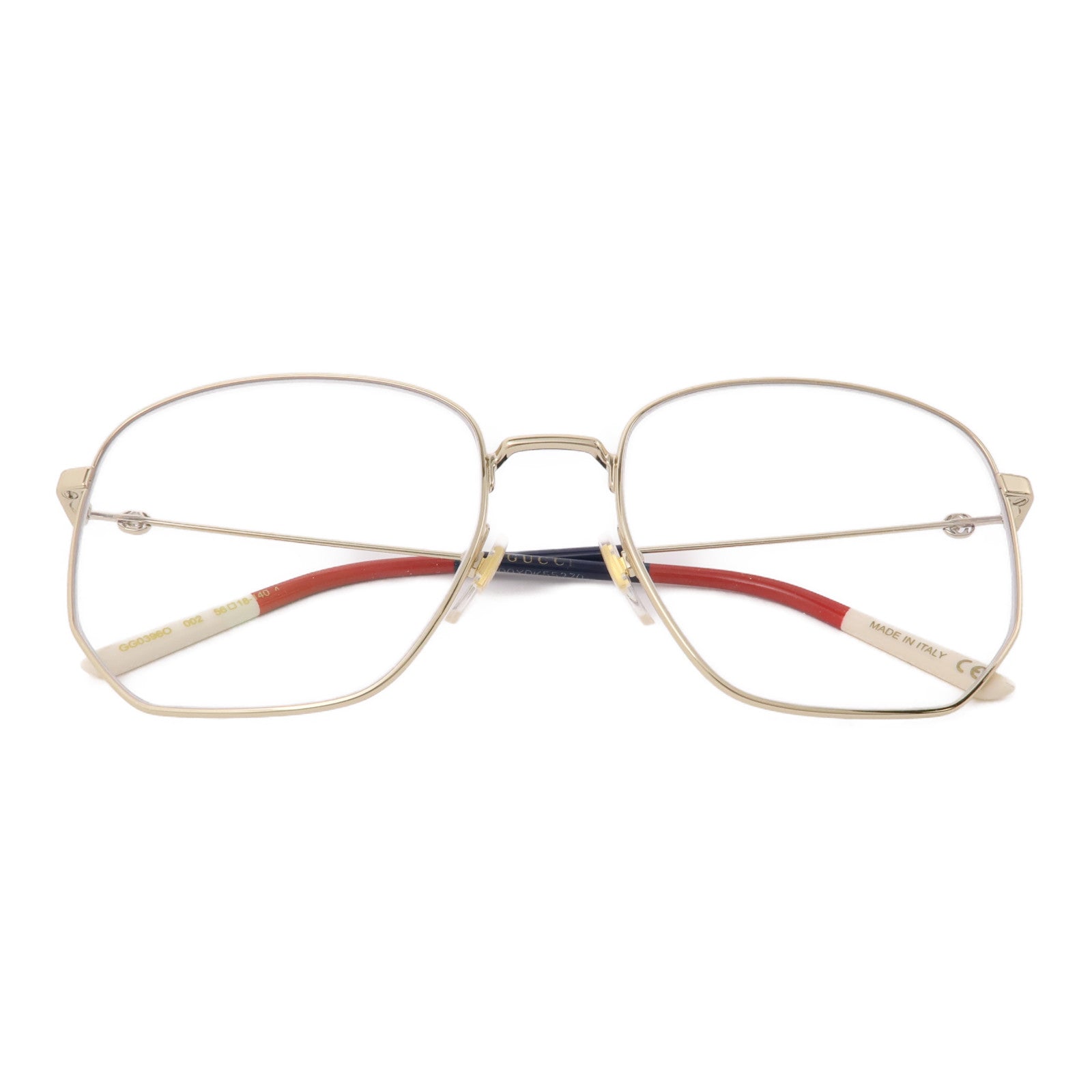 GUCCI Metal Glasses眼鏡金色