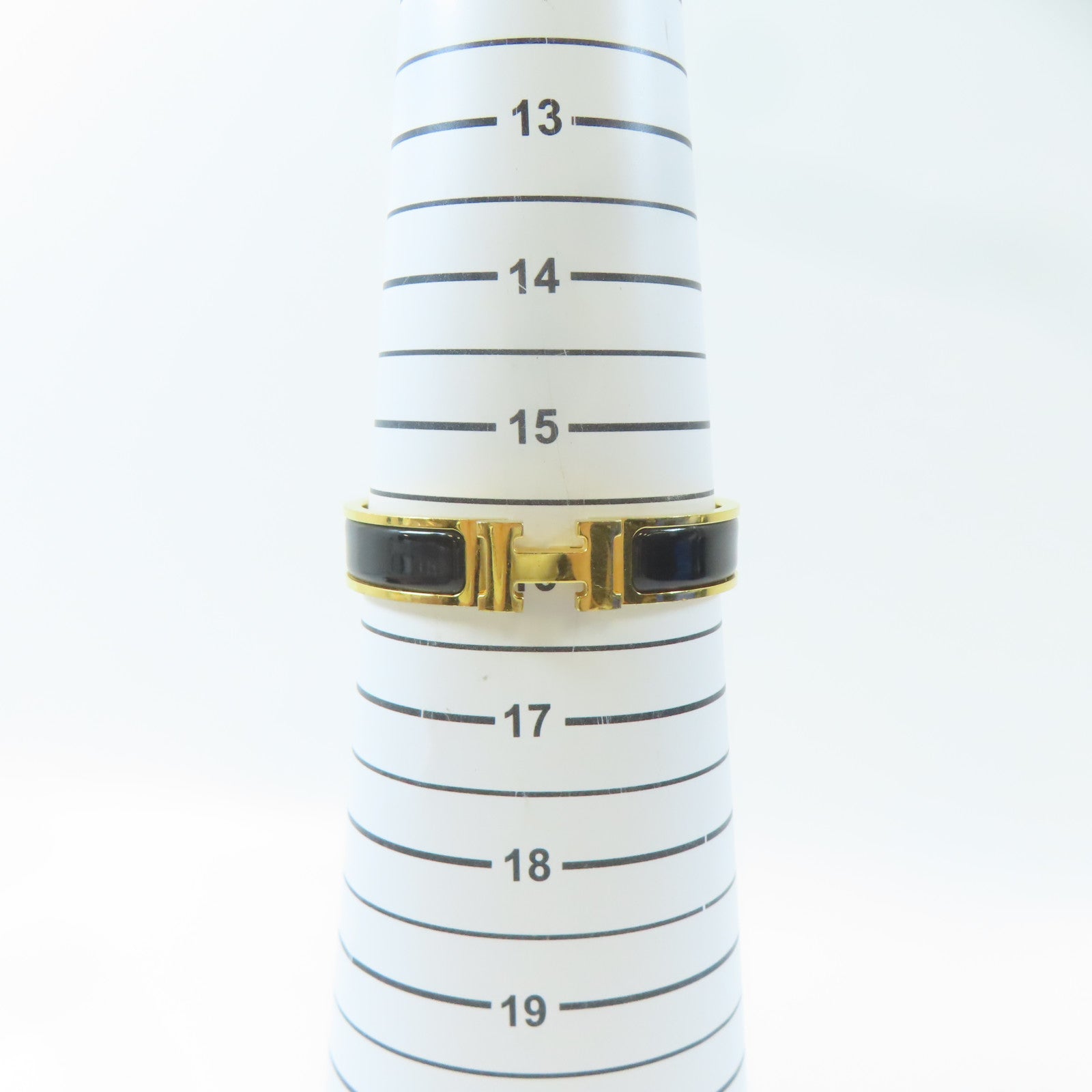 HERMES 金屬Clic H手鐲黑色