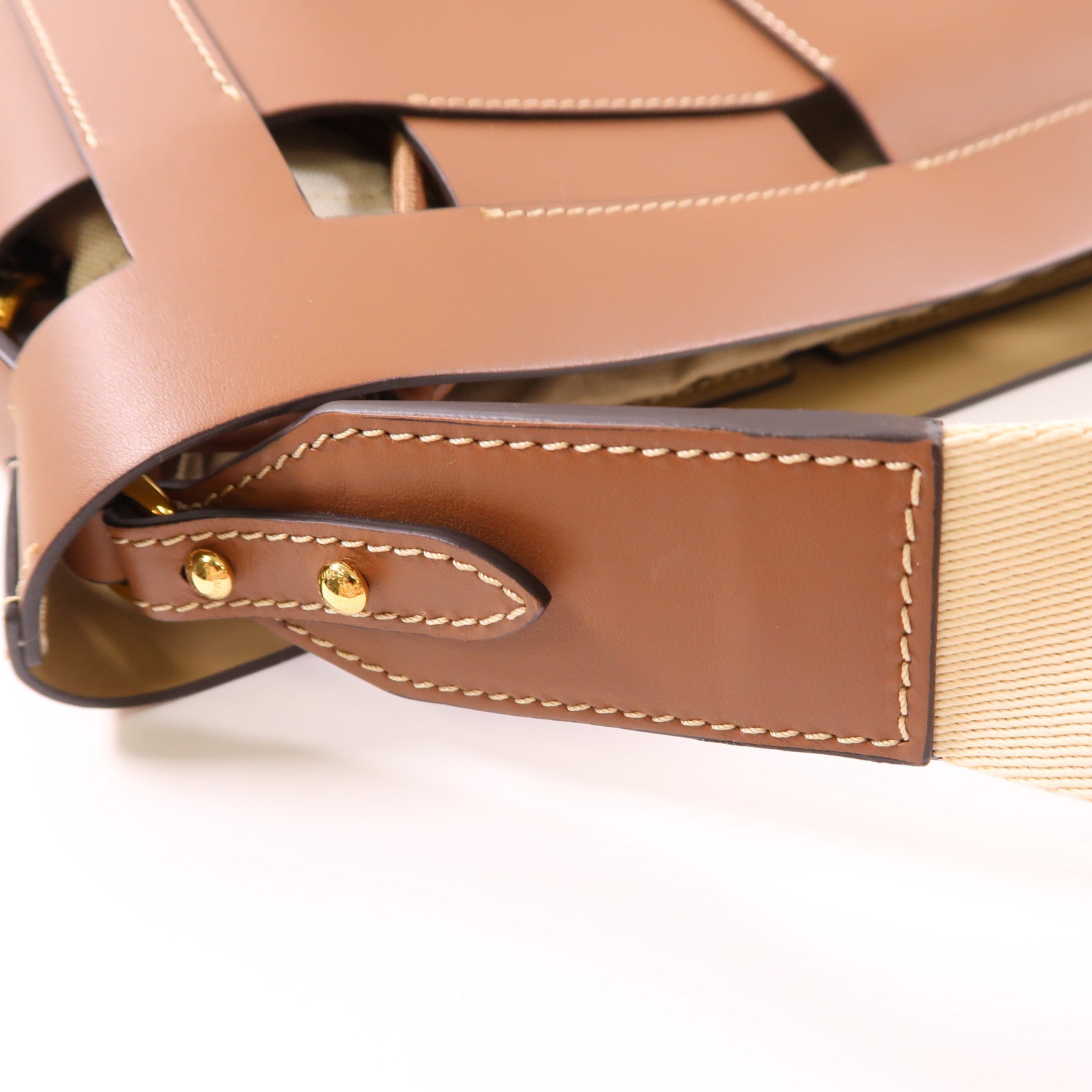 BURBERRY 牛皮皮革Foster Bucket Bag金扣肩背袋