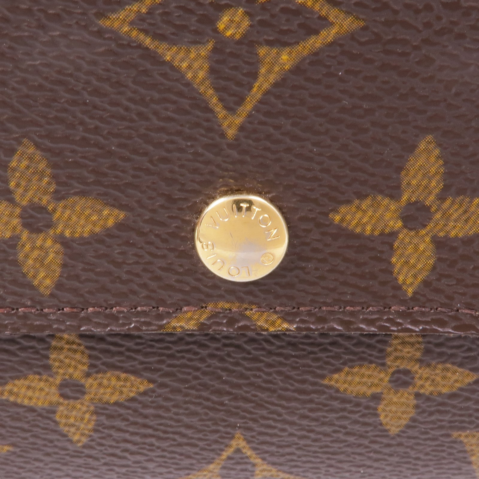 LOUIS VUITTON 【激減優惠】Monogram Portefeuille Sarah金扣長錢包