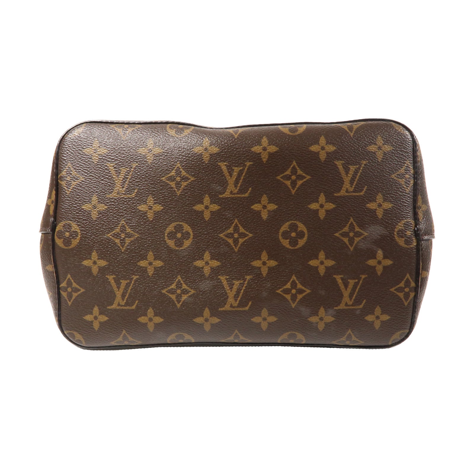 LOUIS VUITTON Monogram Neo Noe金扣肩背袋啡色/紅色