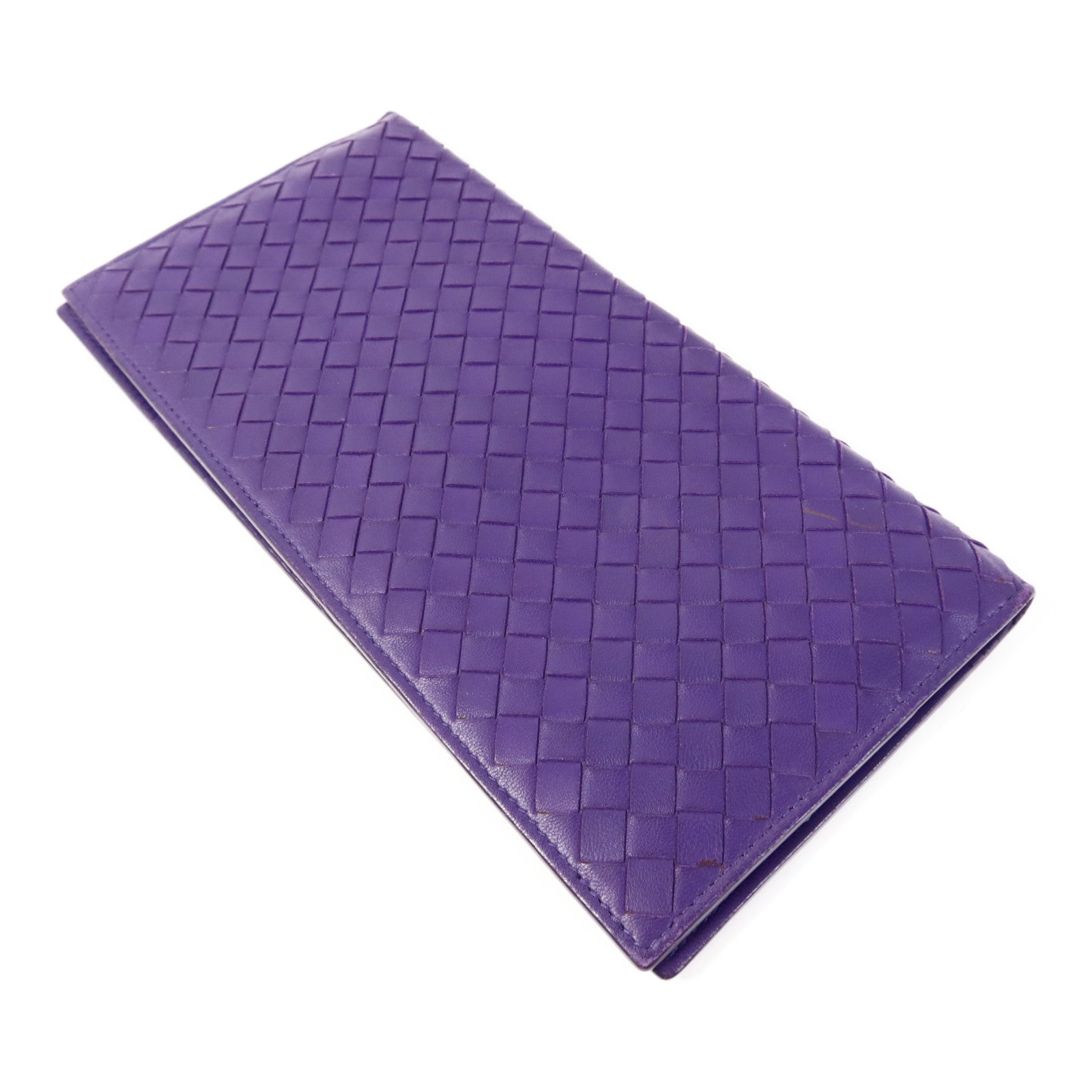 BOTTEGA VENETA 羊皮皮革Bifold Long Wallet長錢包