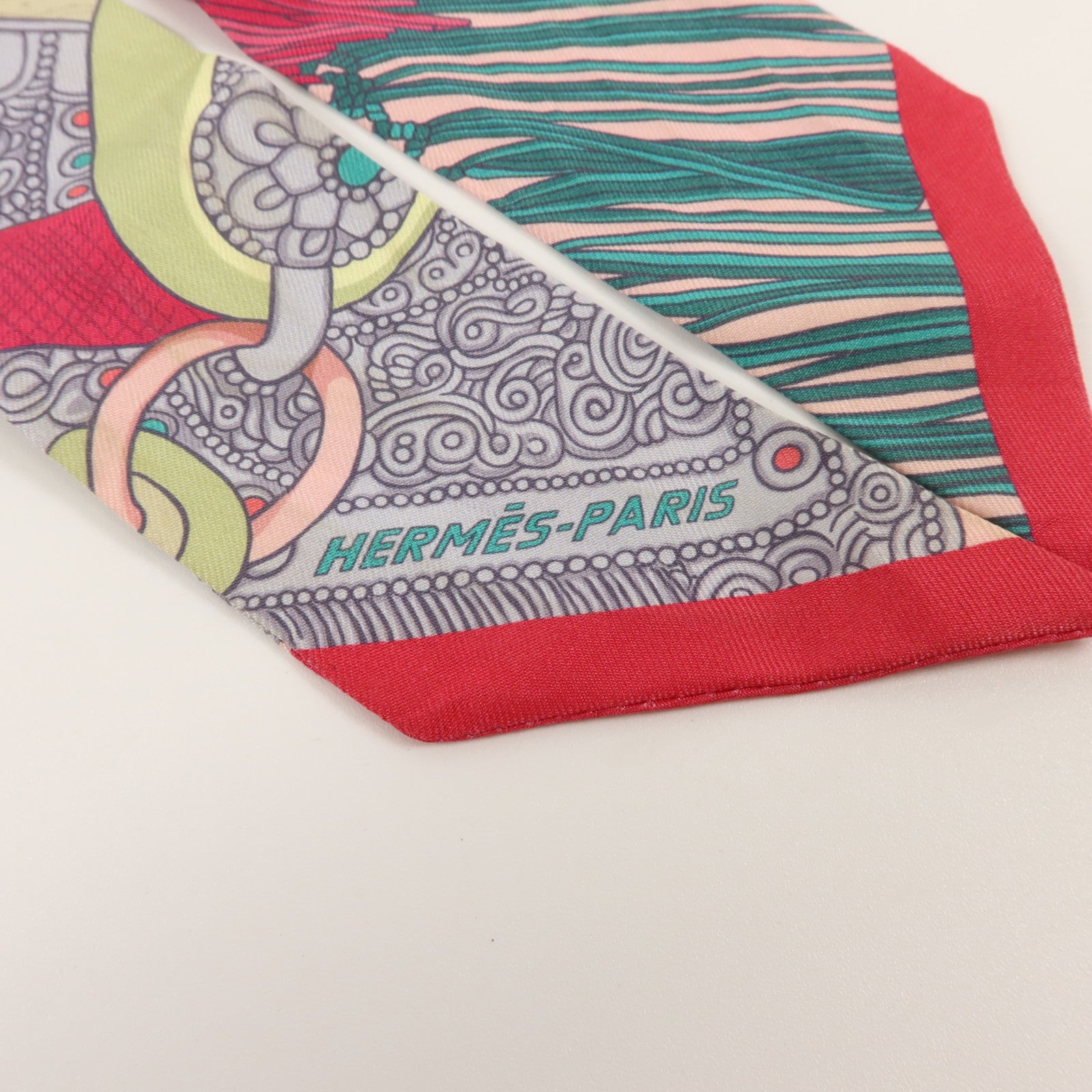 HERMES 絲質Twilly絲巾