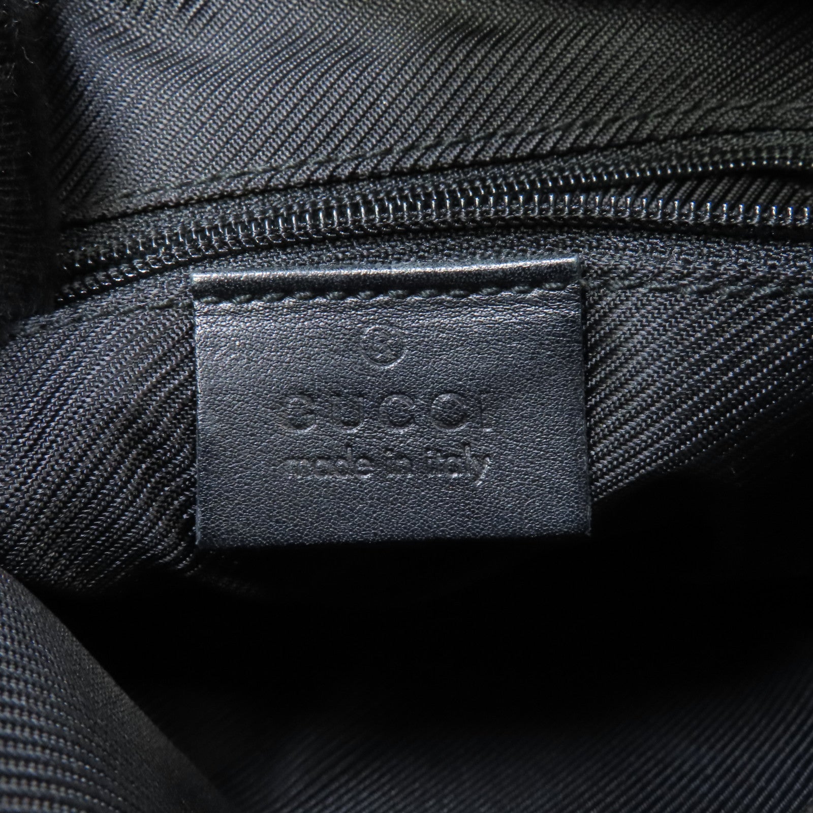 GUCCI 帆布Shoulder Bag金扣肩背袋黑色