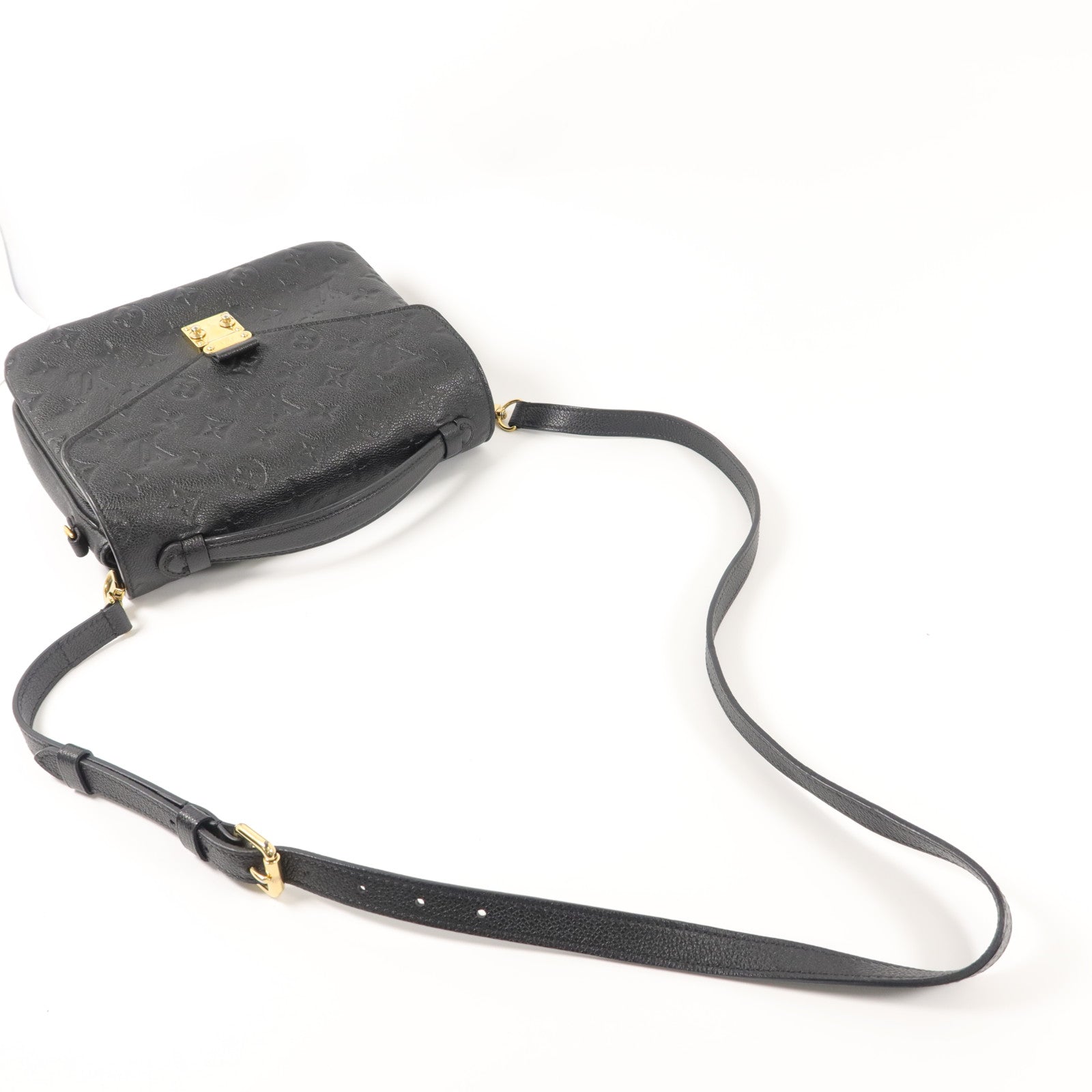 LOUIS VUITTON Monogram Empreinte Pochette Metis手挽肩背兩用袋