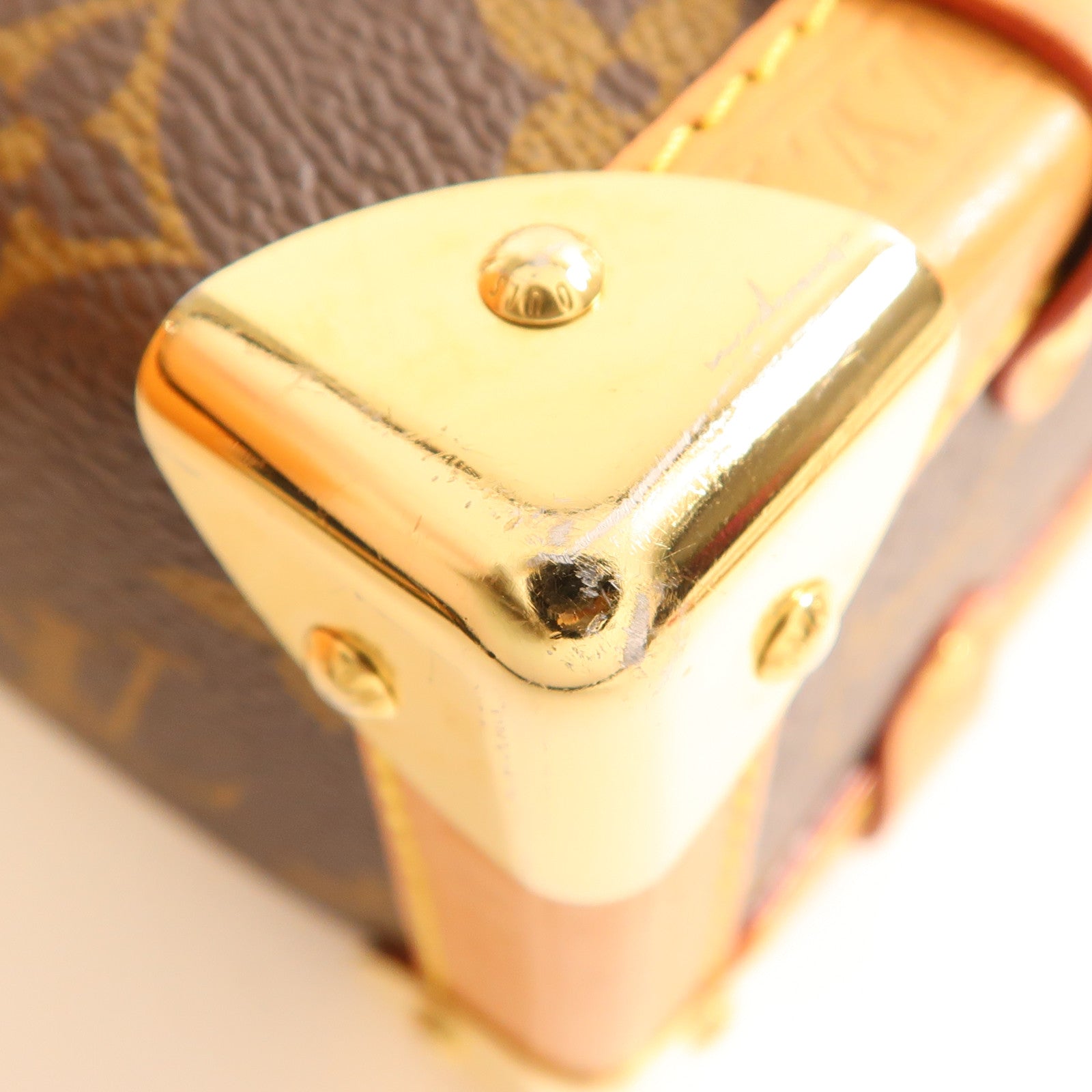 LOUIS VUITTON 【激減優惠】Monogram Side Trunk金扣手挽肩背兩用袋