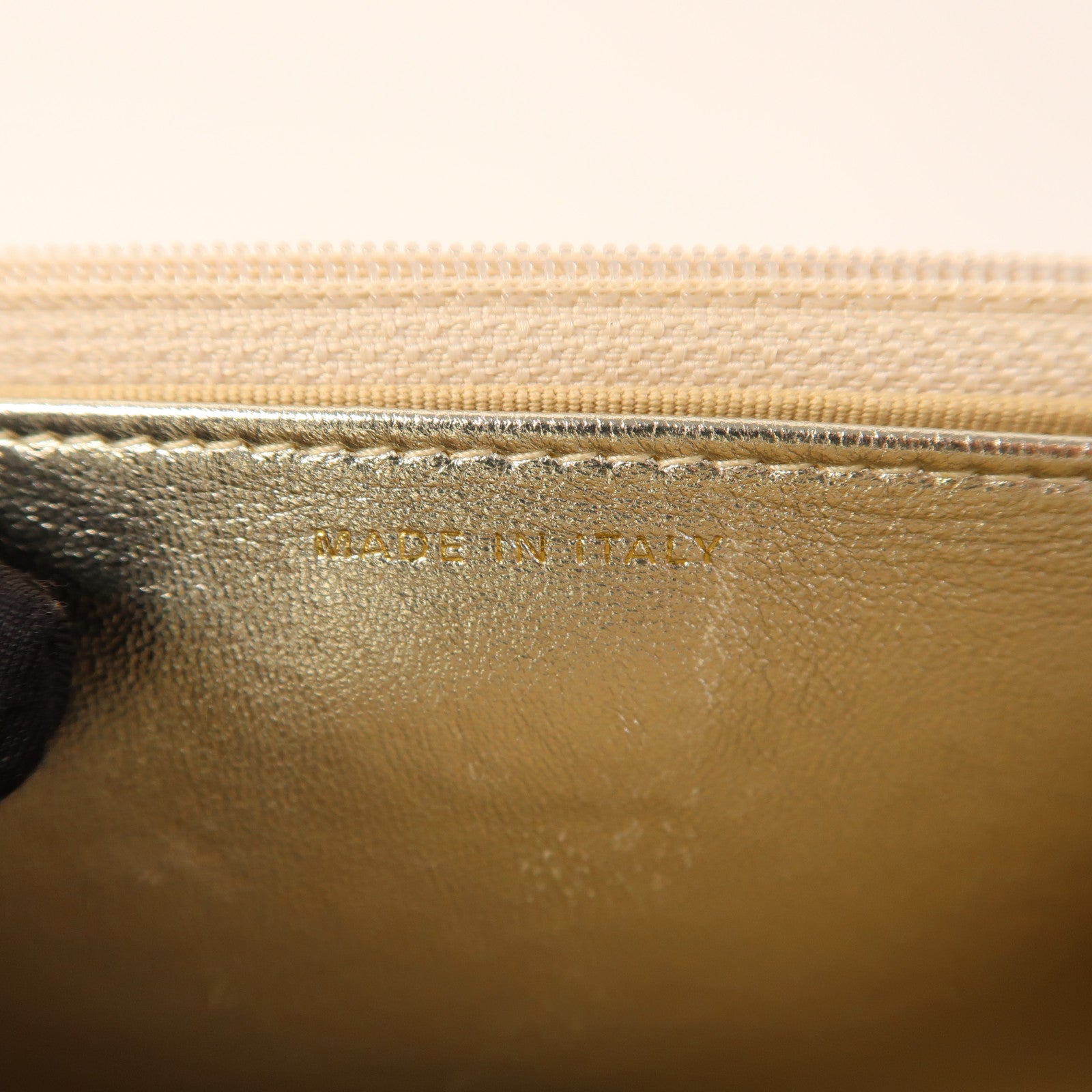 CHANEL 羊皮皮革Wallet on Chain金扣鏈帶肩背袋