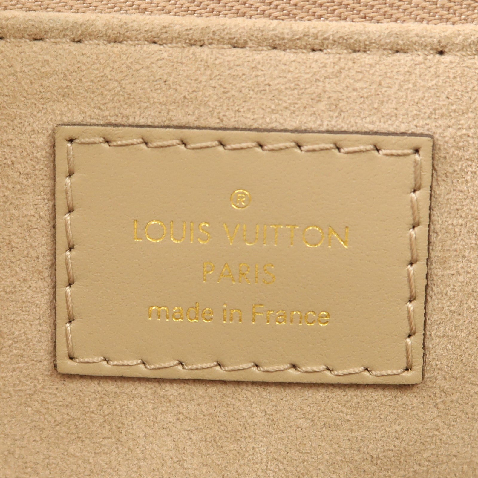 LOUIS VUITTON Monogram Empreinte On The Go MM金扣手挽肩背兩用袋