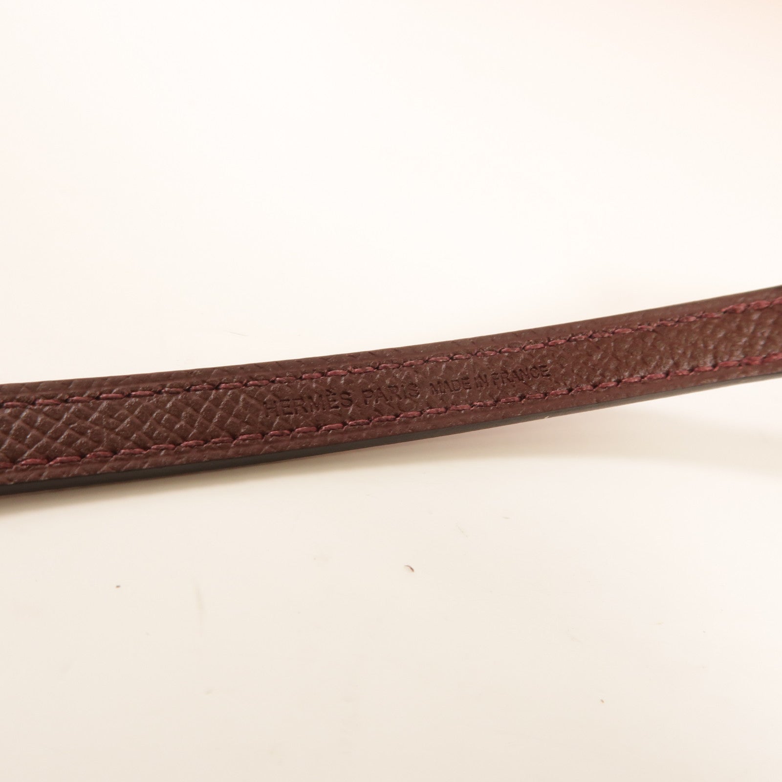 HERMES Epsom皮革Kelly To Go金扣肩背袋57/Bordeaux