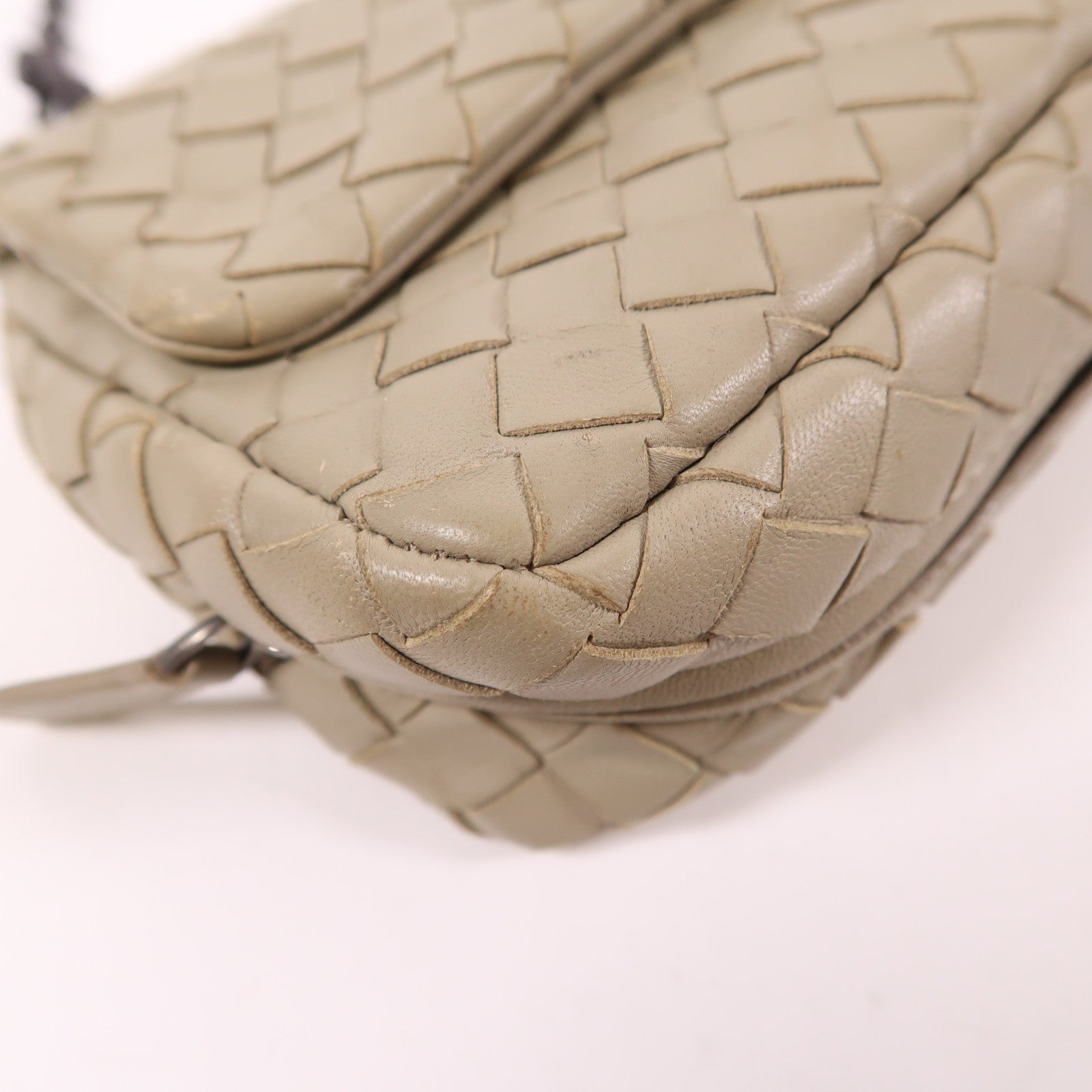 BOTTEGA VENETA 牛皮皮革Shoulder Bag鏈帶肩背袋
