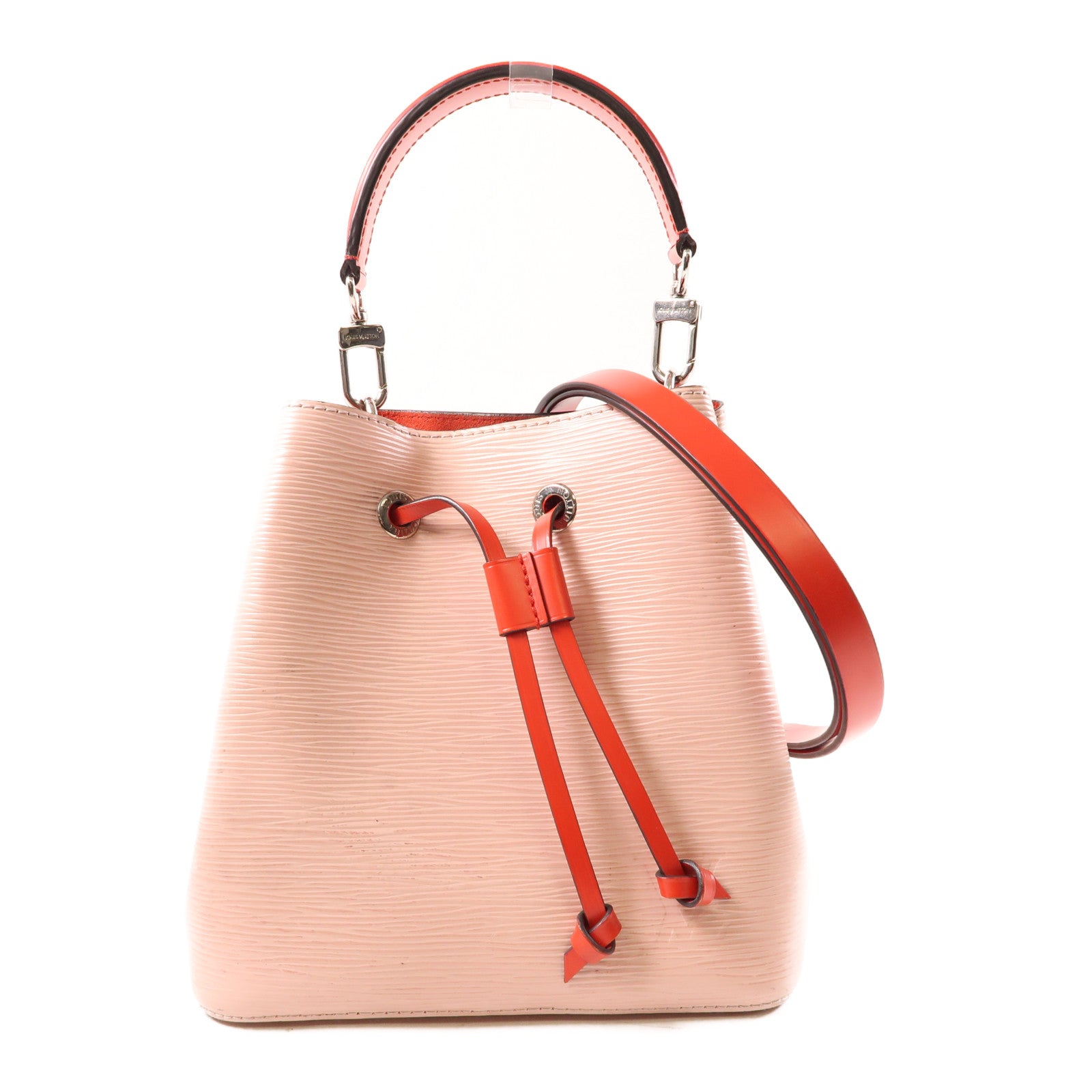 LOUIS VUITTON 【激減優惠】Epi Neo Noe BB銀扣手挽肩背兩用袋粉紅色/Rose Ballerine