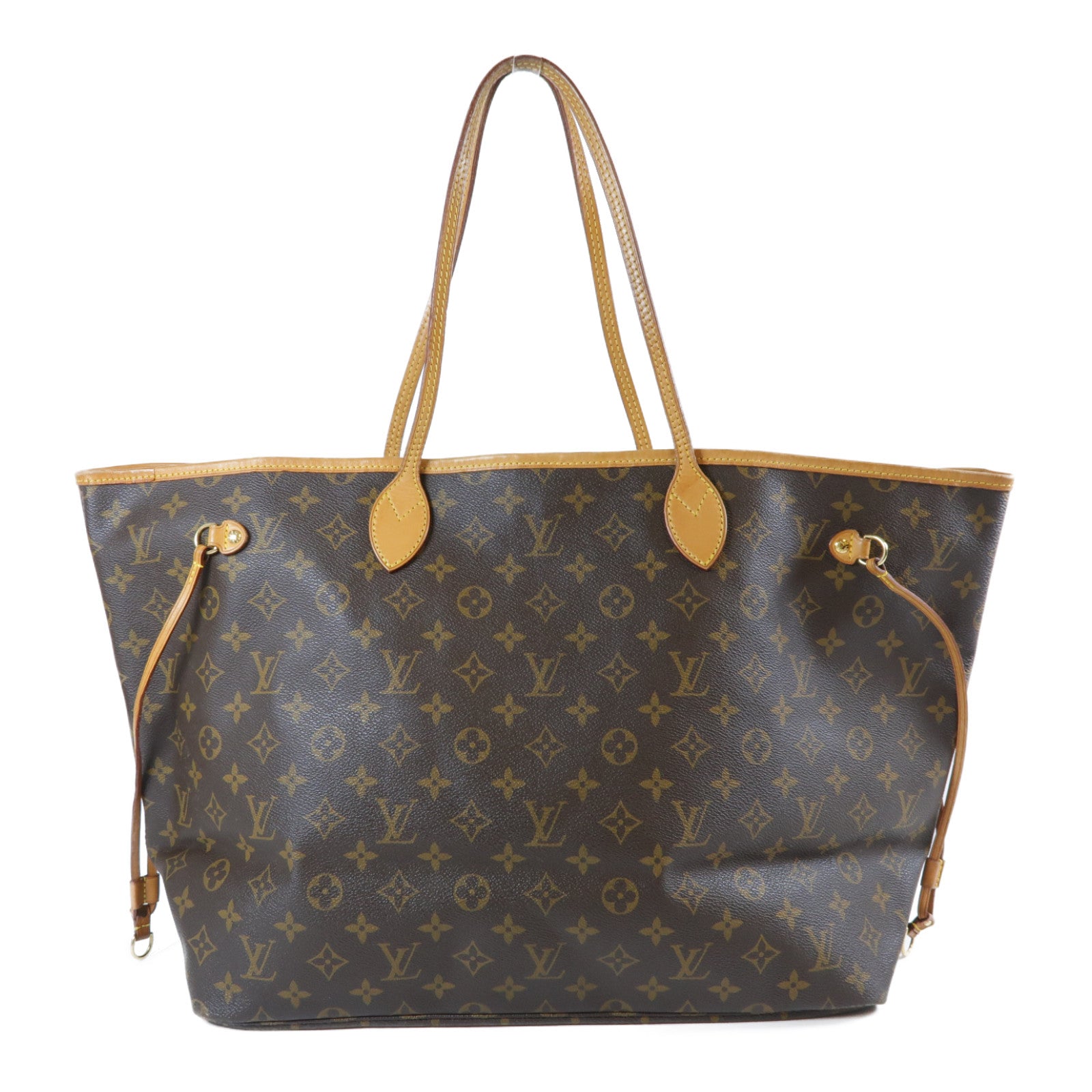 LOUIS VUITTON **【激減優惠】Monogram Neverfull GM金扣肩背袋啡色