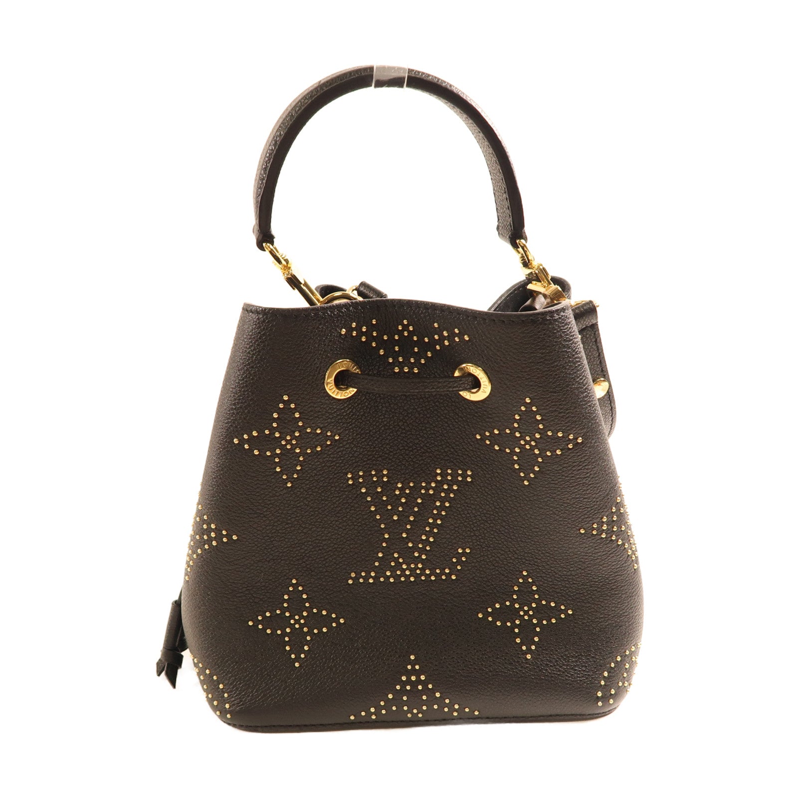 LOUIS VUITTON Monogram Empreinte Neo Noe BB金扣手挽肩背兩用袋