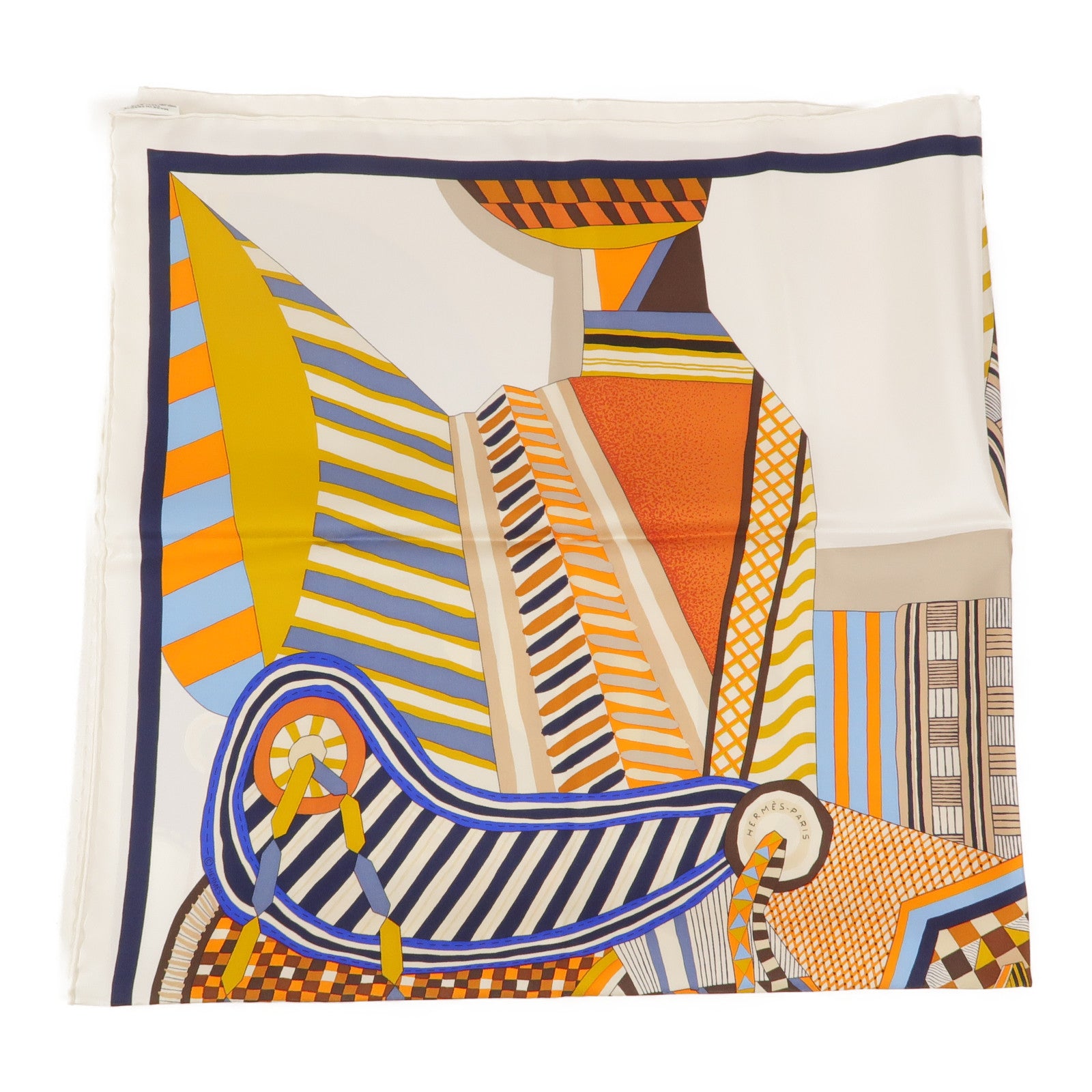 HERMES 絲質Scarf 90X90絲巾