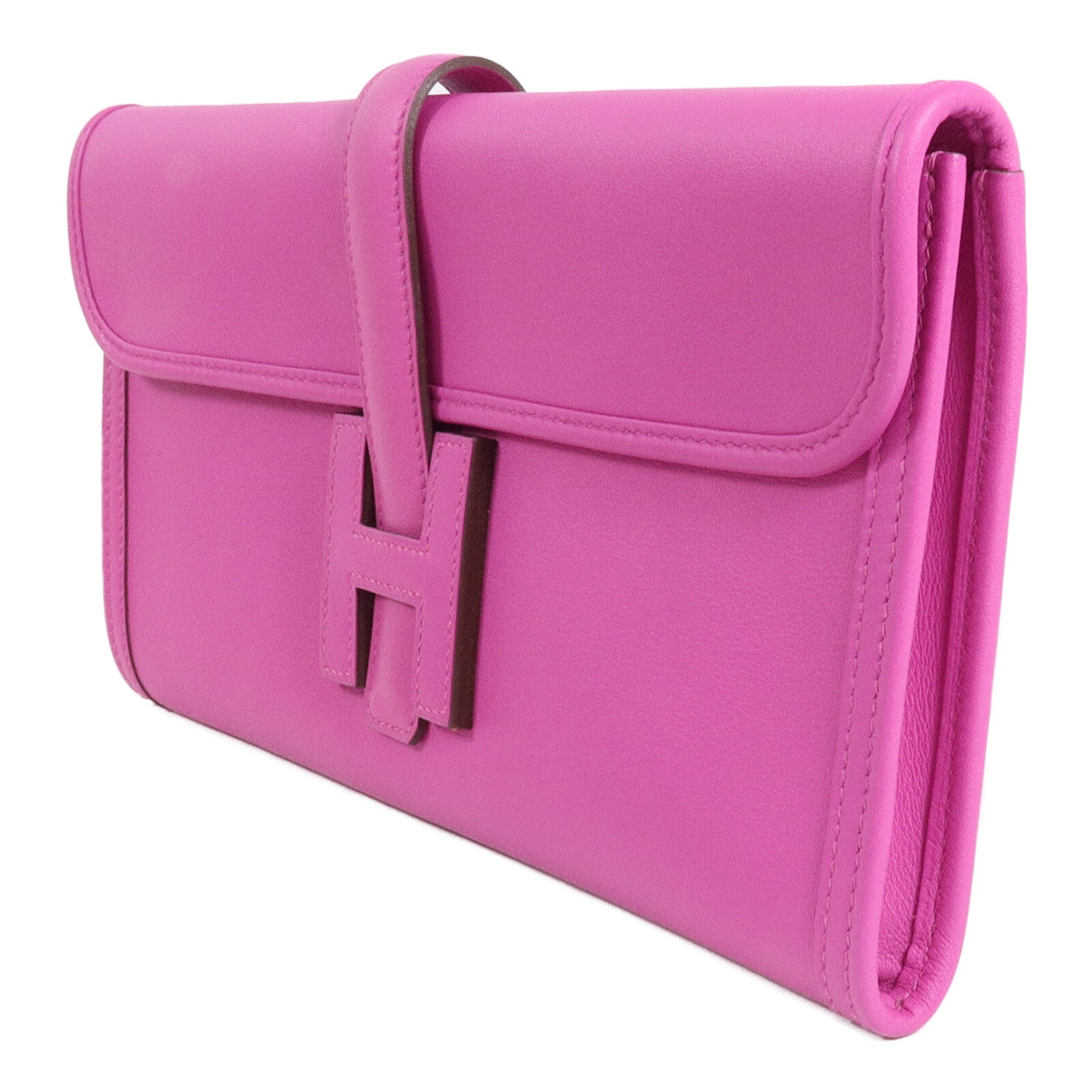 HERMES Swift皮革Jige Elan 29手拿包Magnolia