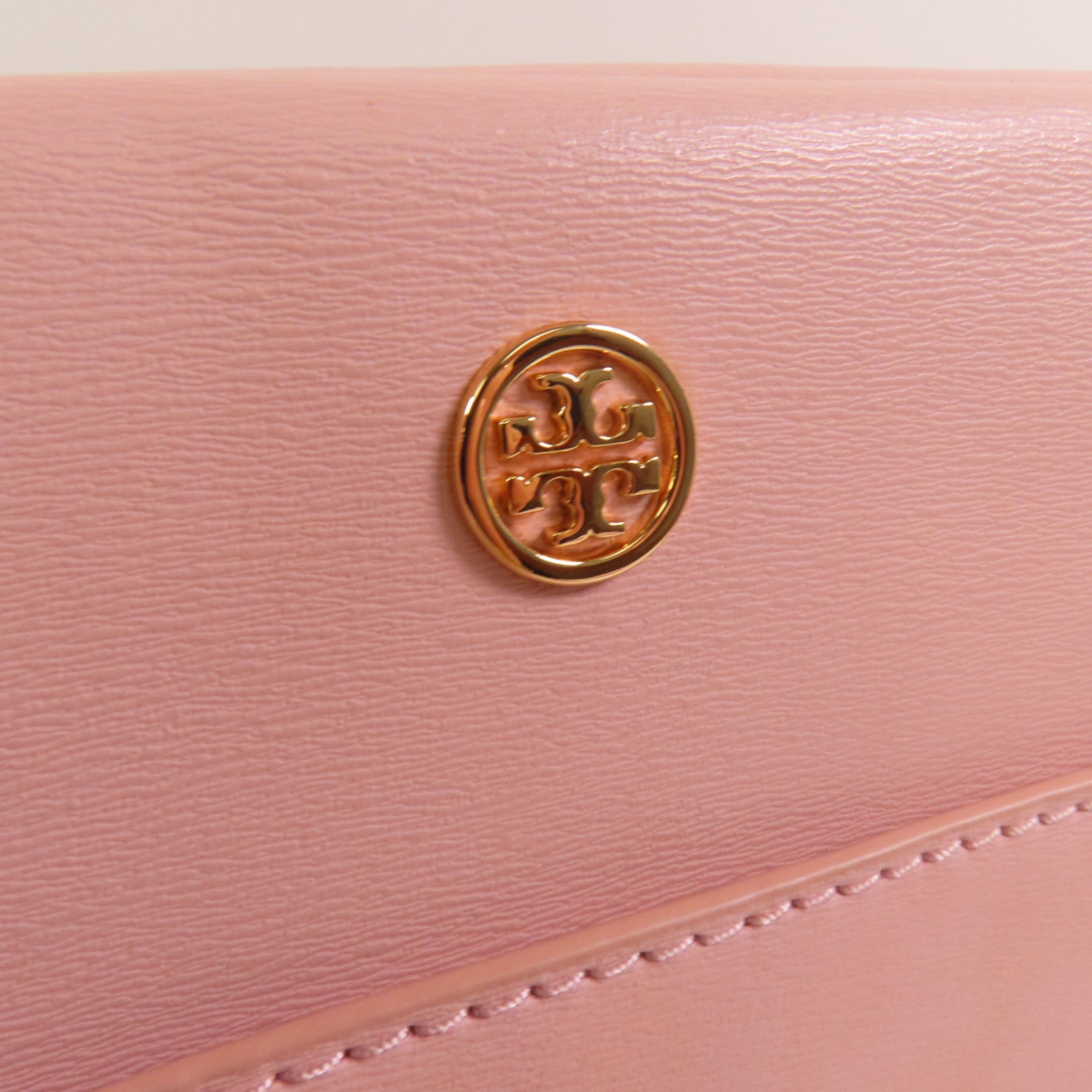 Tory Burch 牛皮皮革Tote Bag金扣肩背袋