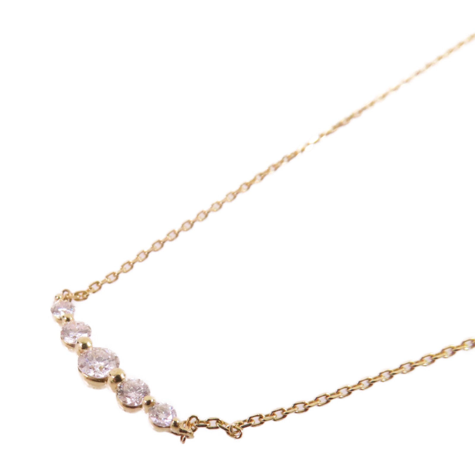 JEWELRY 【激減優惠】18K黃金Diamond Necklace 0.20ct鑽石項鏈